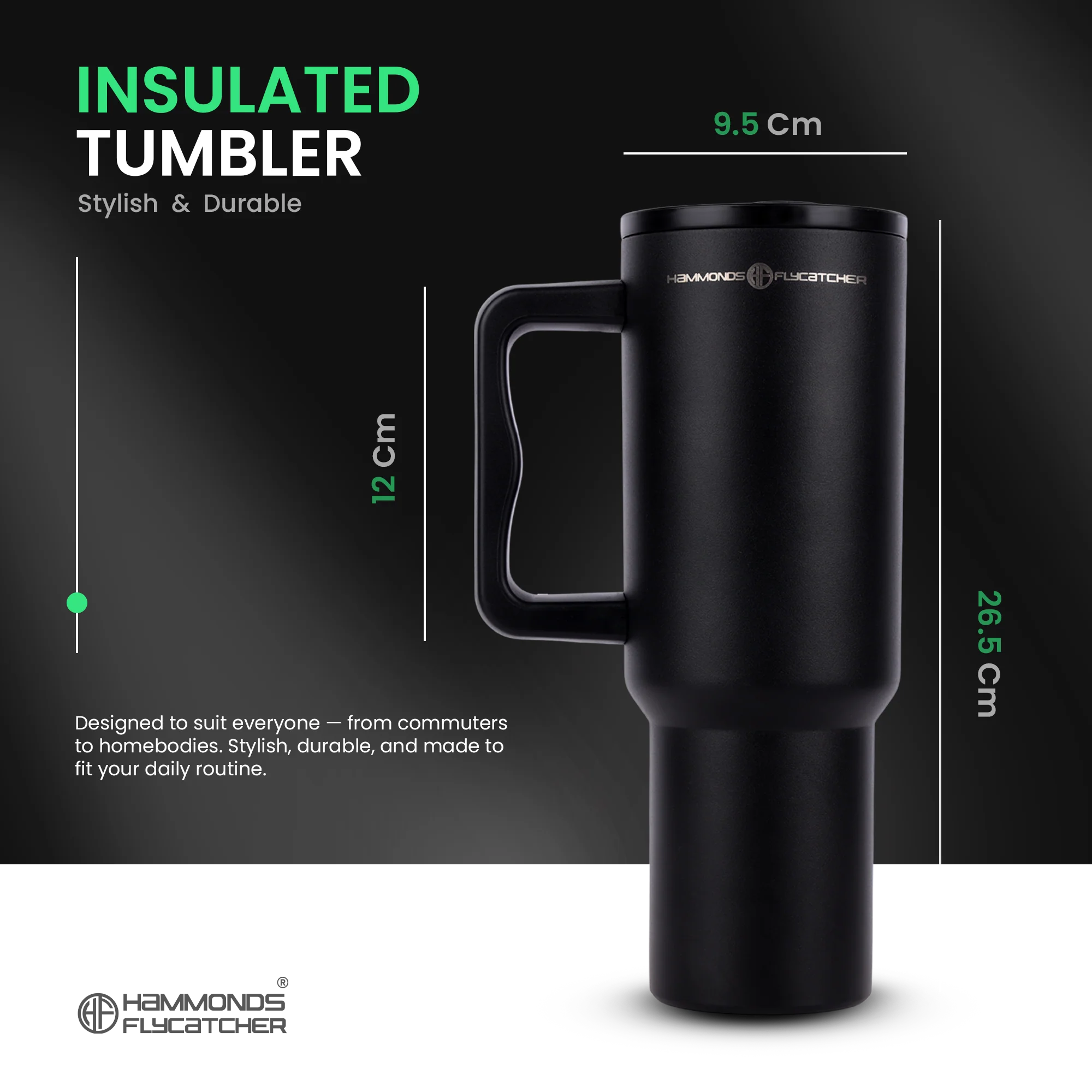 1200ML Insulated Tumbler with Straw, BPA-Free Travel Mug for Hot & Cold Beverages & Water, Sipper Coffee Tumbler Bottle, Leakproof Tumblr for Car, Gym, Yoga, Hiking - Image 10
