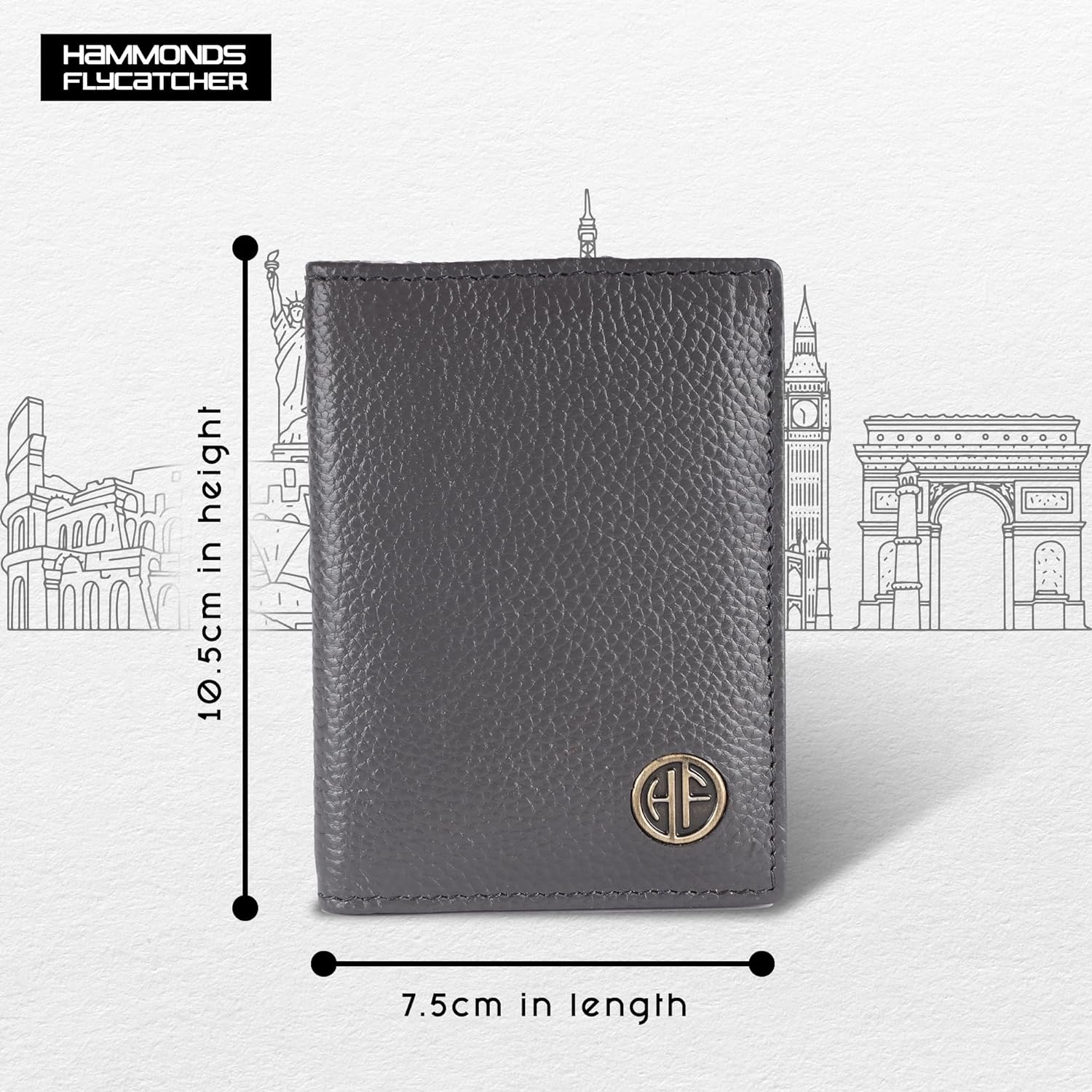 Card Holder Wallet for Men and Women - Genuine Leather - RFID Protected - 6 Slots for ATM Credit/Debit Card - Image 20