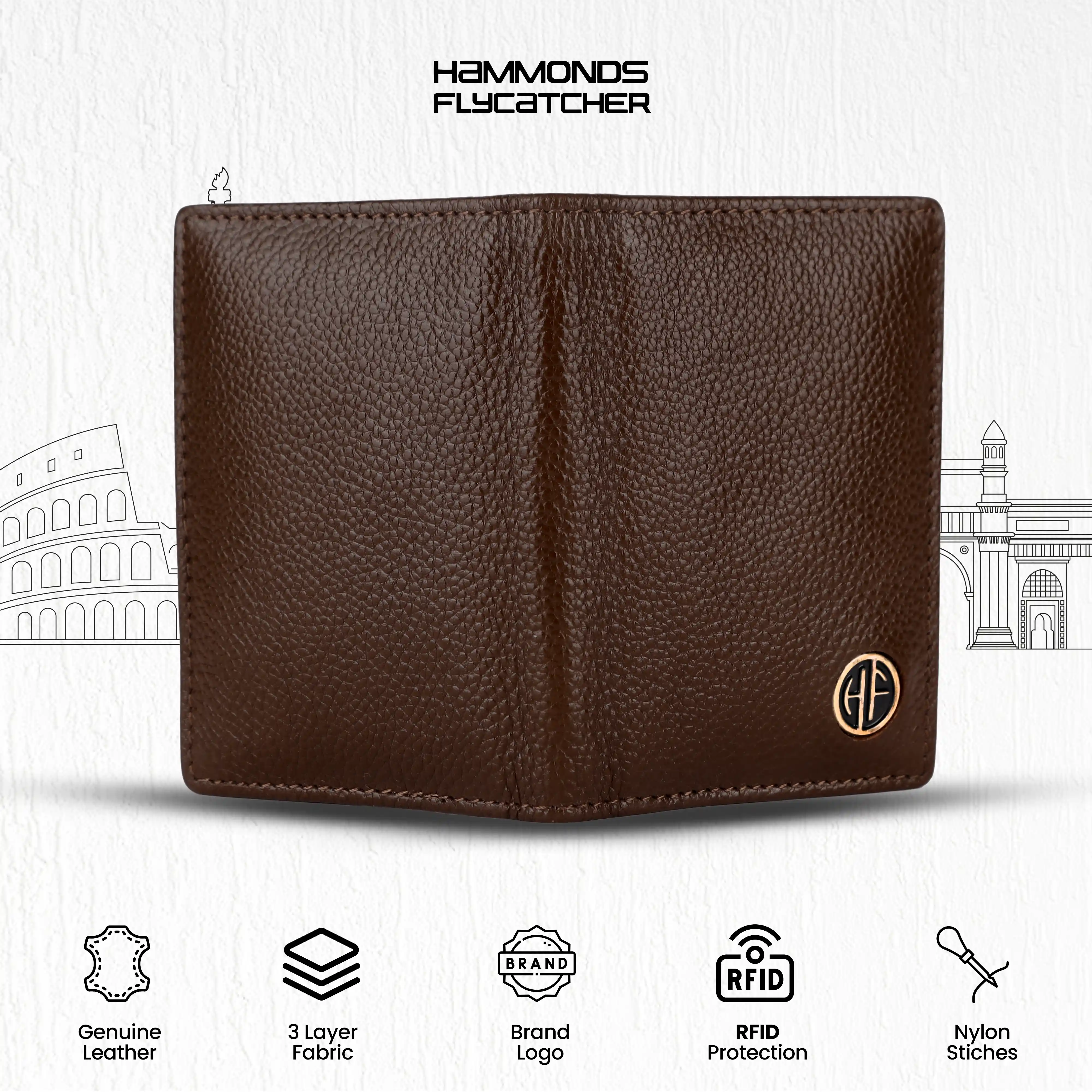 Card Holder Wallet for Men and Women - Genuine Leather - RFID Protected - 6 Slots for ATM Credit/Debit Card - Image 31