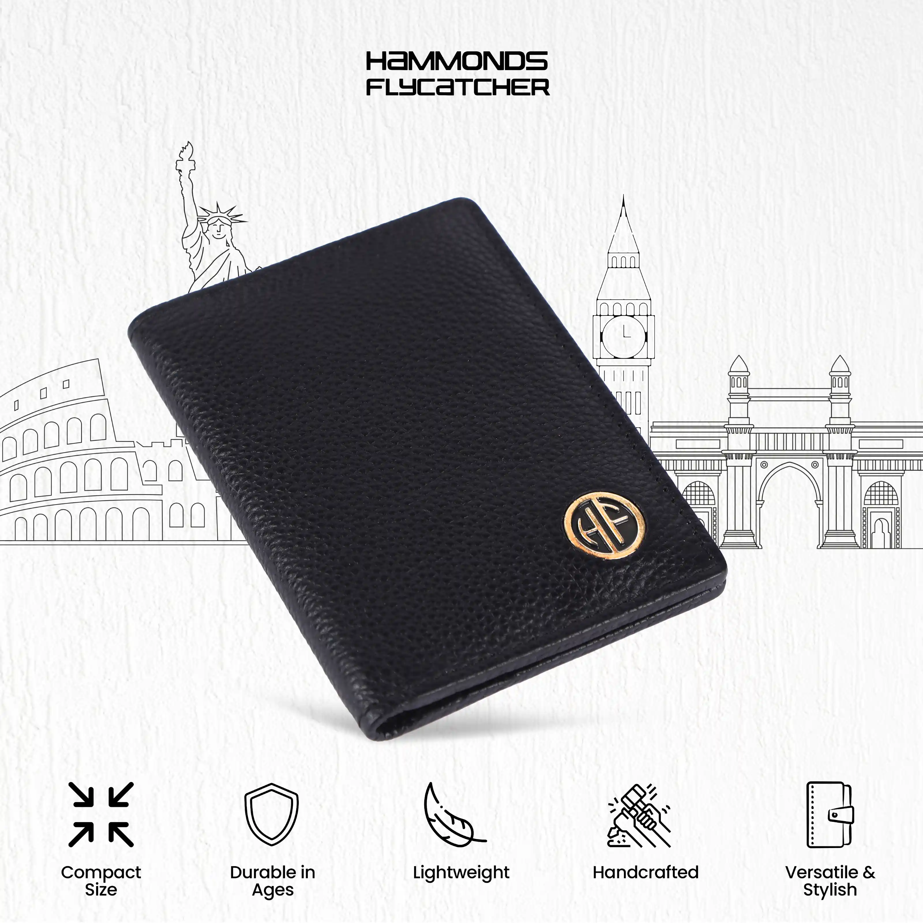 Card Holder Wallet for Men and Women - Genuine Leather - RFID Protected - 6 Slots for ATM Credit/Debit Card - Image 41