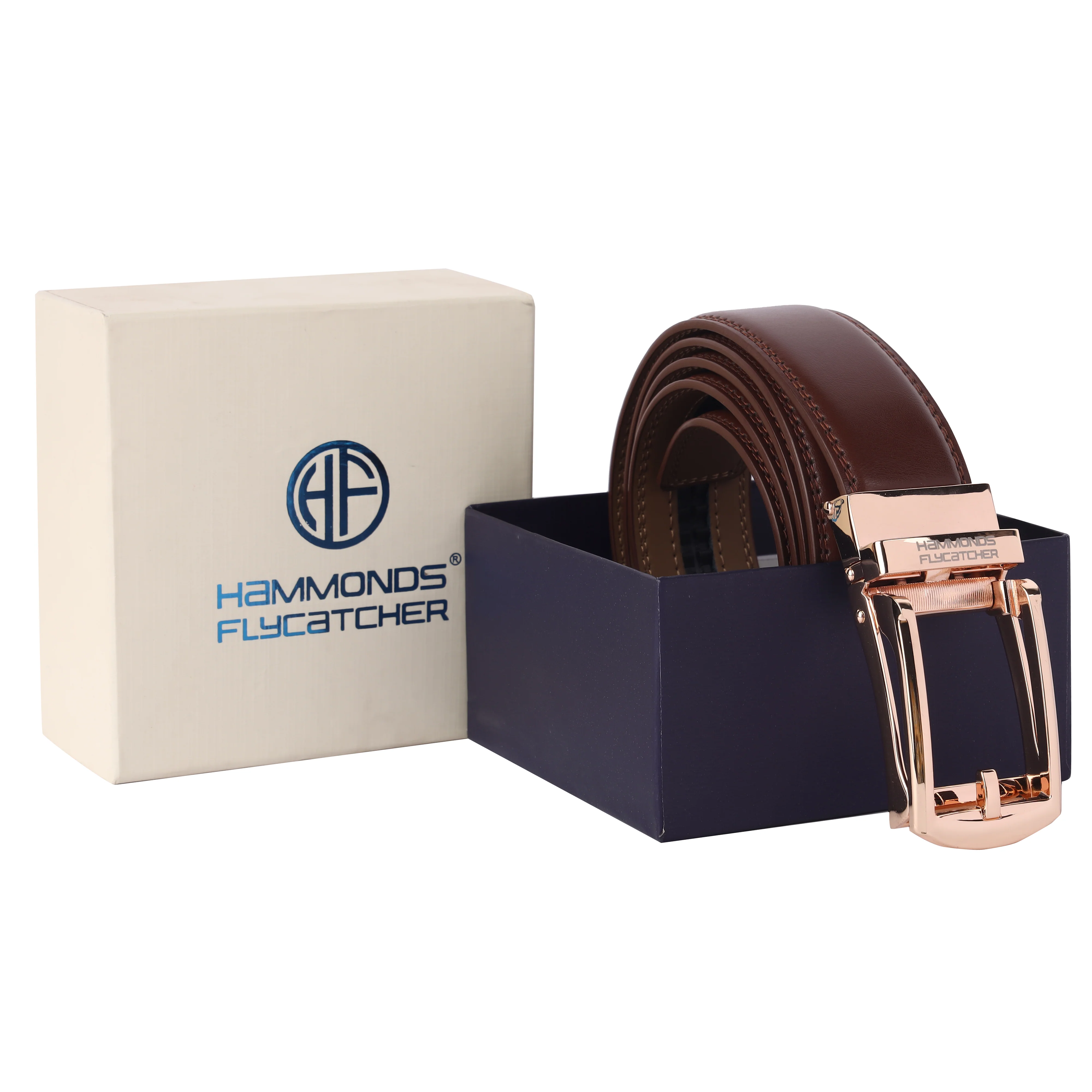 Genuine Leather Autolock Belt for Men - Perfect for Formal and Casual Wear - Adjustable Waistband up to 46 Inches - Autolock Feature - Image 41