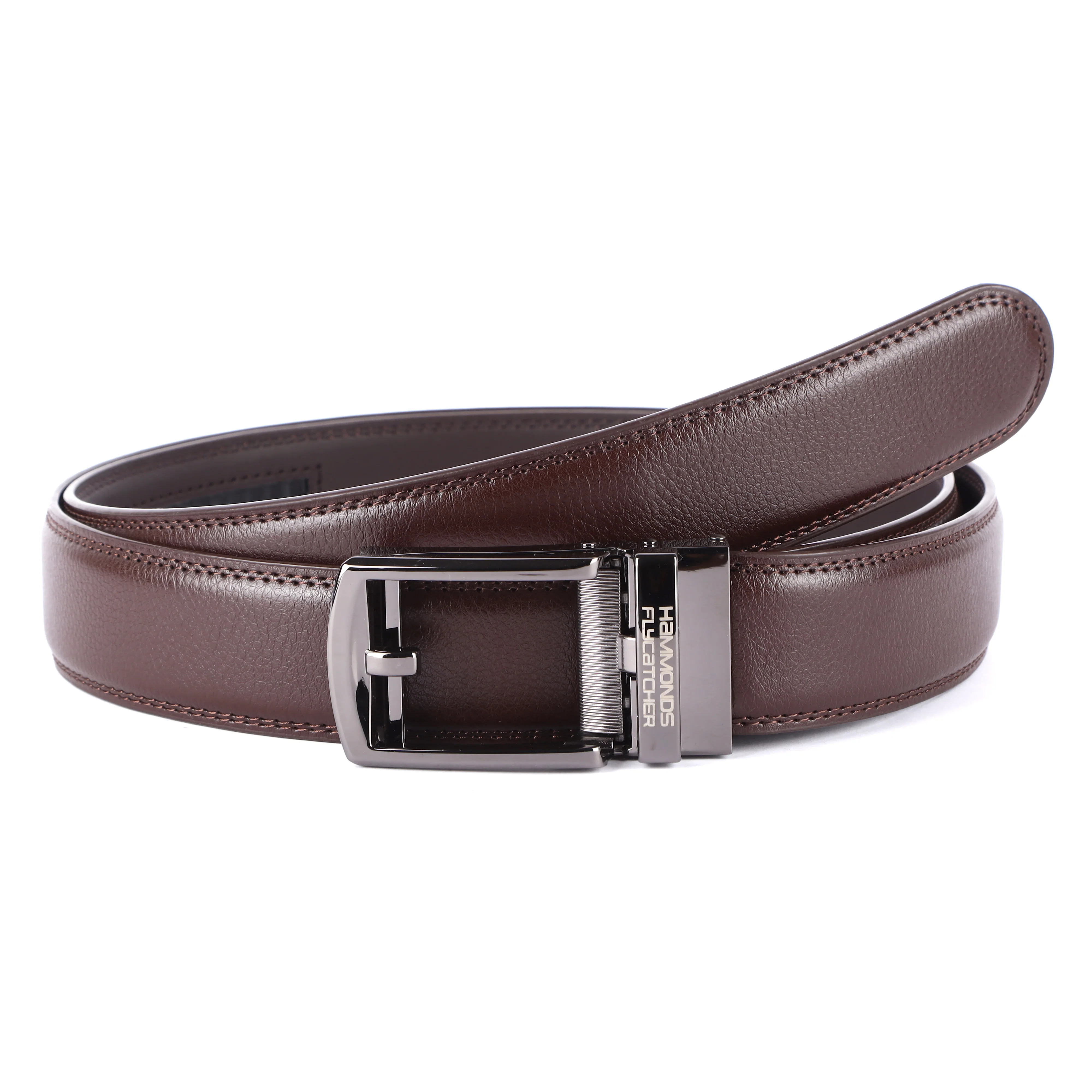 Genuine Leather Autolock Belt for Men - Perfect for Formal and Casual Wear - Adjustable Waistband up to 46 Inches - Autolock Feature - Image 7