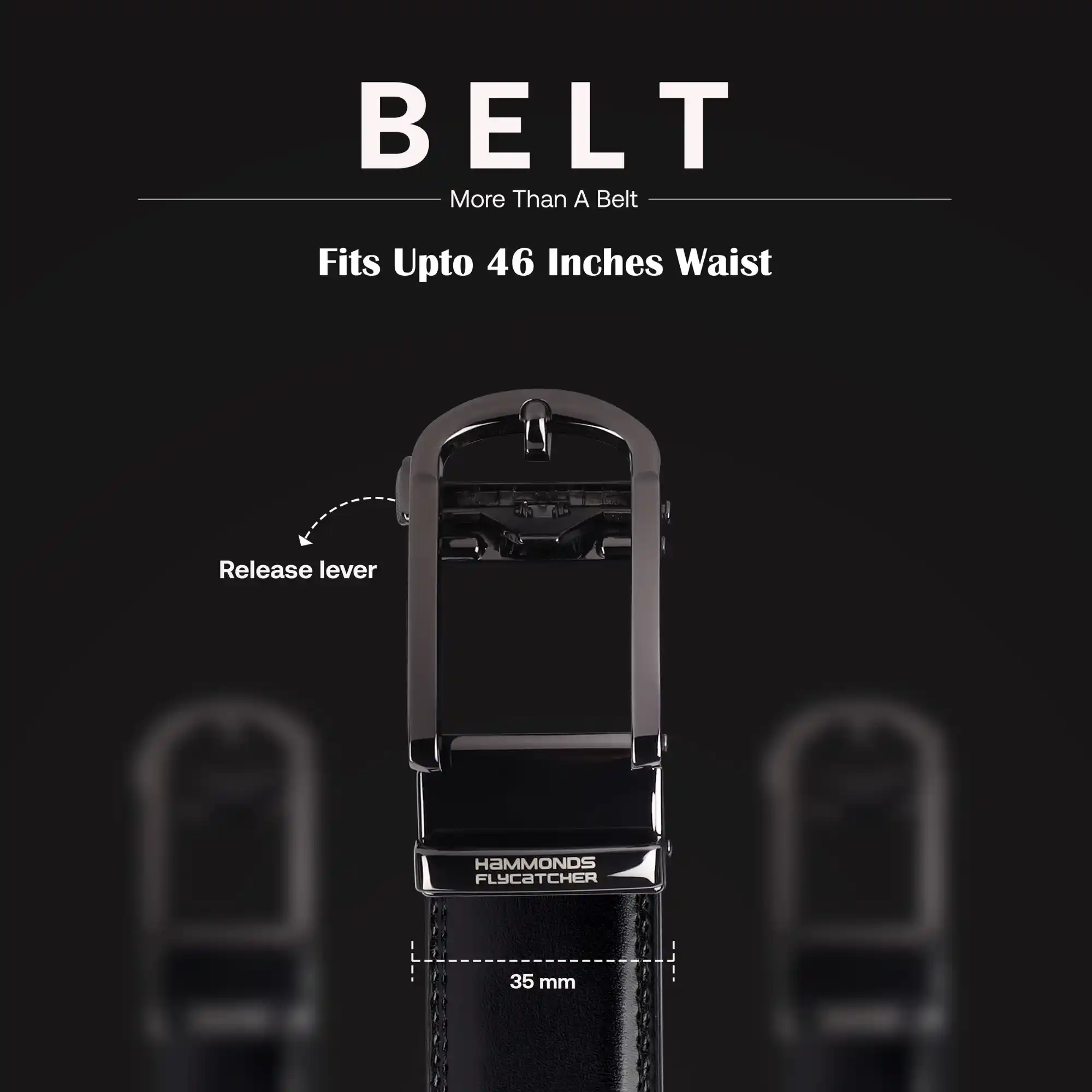 Genuine Leather Belts for Men, Autolock Micro Adjustable Ratchet Track Leather Belt for Men, Formal & Casual Leather Belt - Image 9