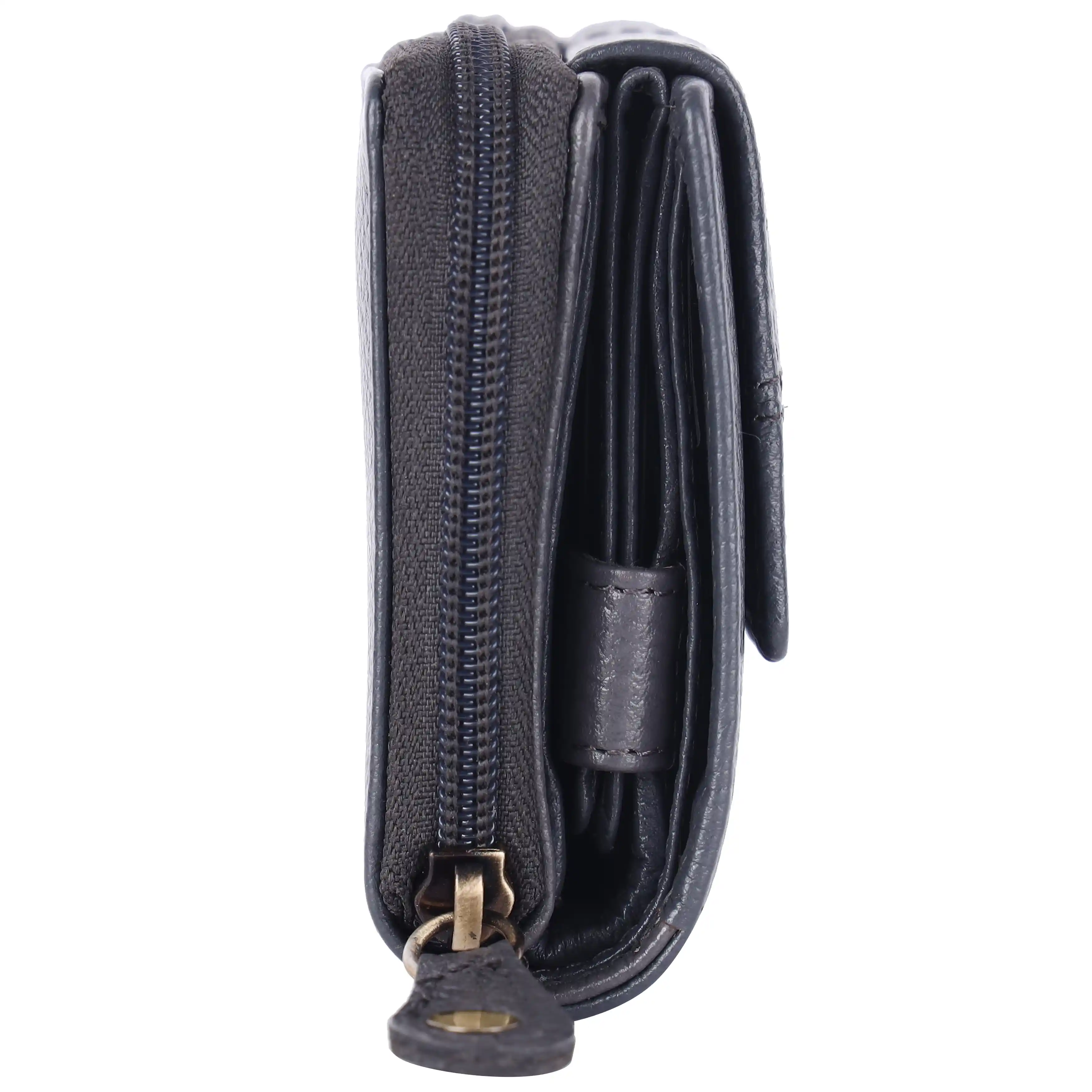 Genuine Leather Ladies Purse with 14 Cards Slots - Womens purses with RFID Protection - Image 112