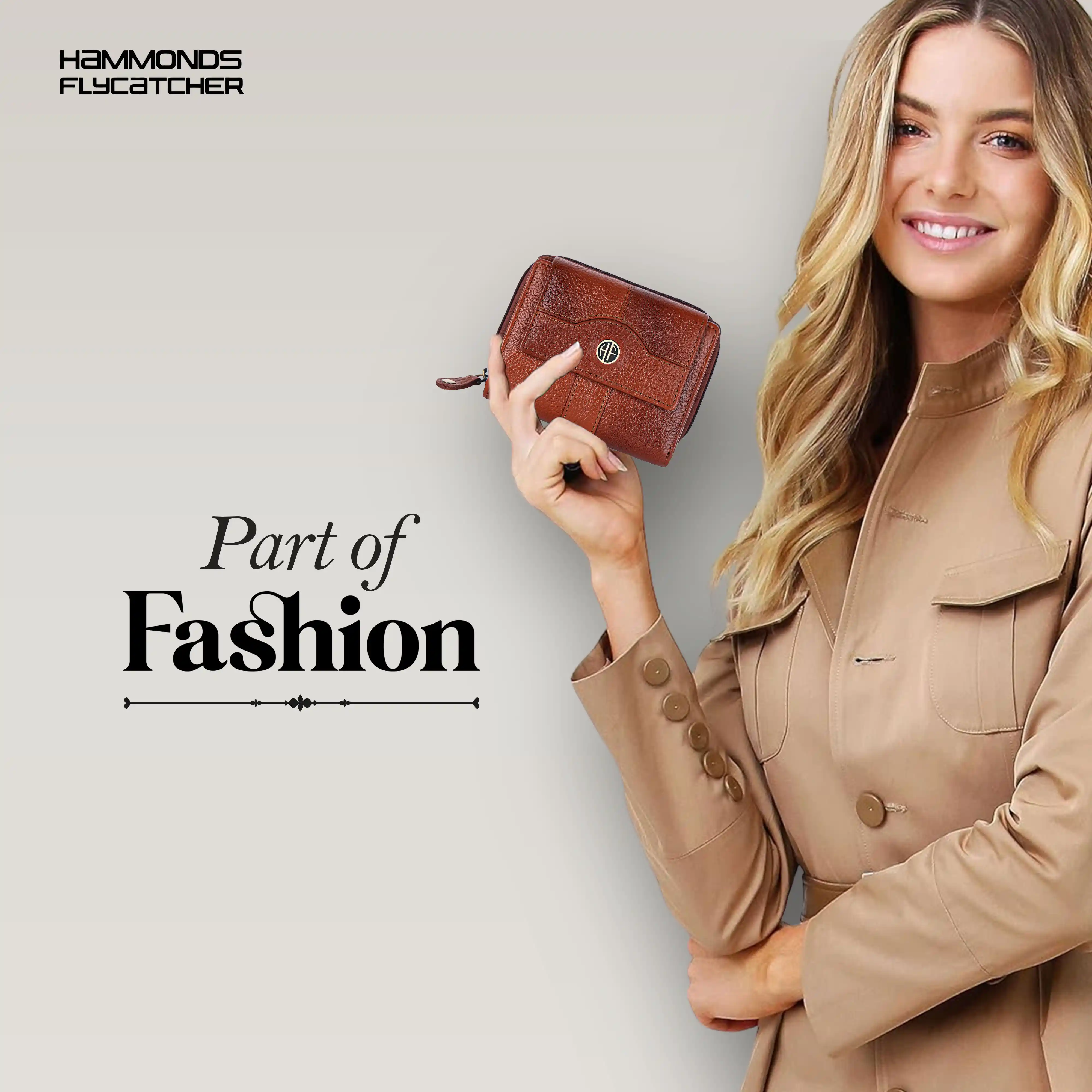 Genuine Leather Ladies Purse with 14 Cards Slots - Womens purses with RFID Protection - Image 46