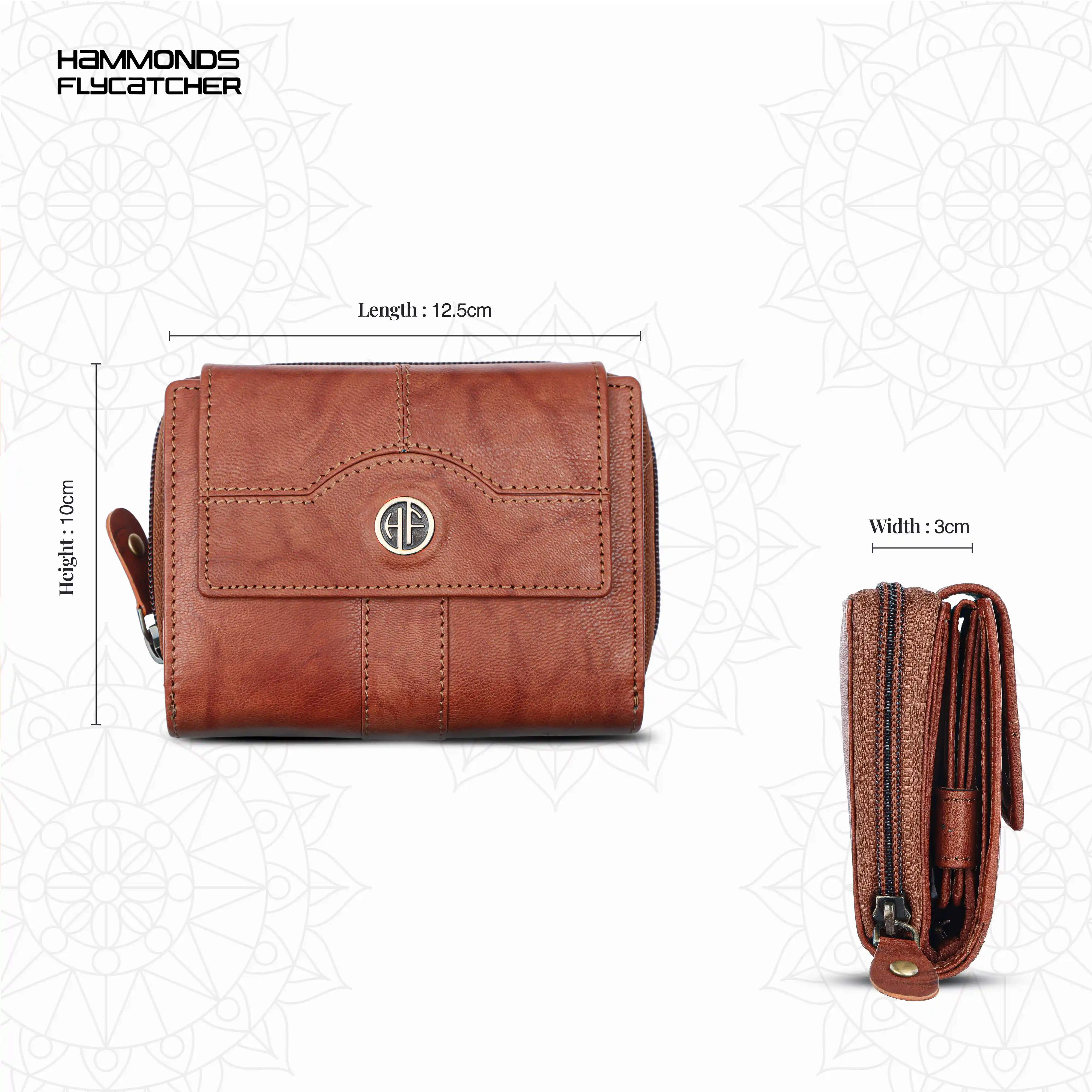 Genuine Leather Ladies Purse with 14 Cards Slots - Womens purses with RFID Protection - Image 52