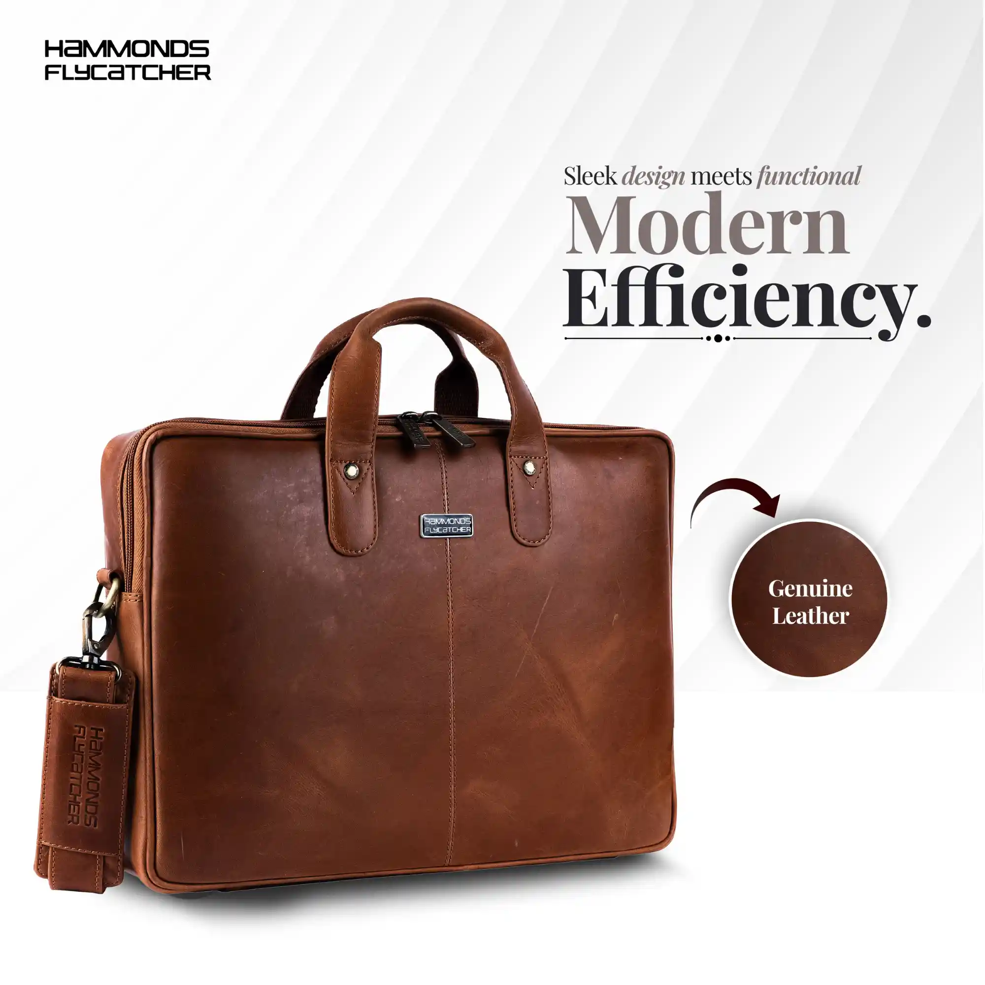 Genuine Leather Laptop Bag for Men - Office Bag - Fits Up to 14/15.6 Inch Laptop/MacBook - Image 101