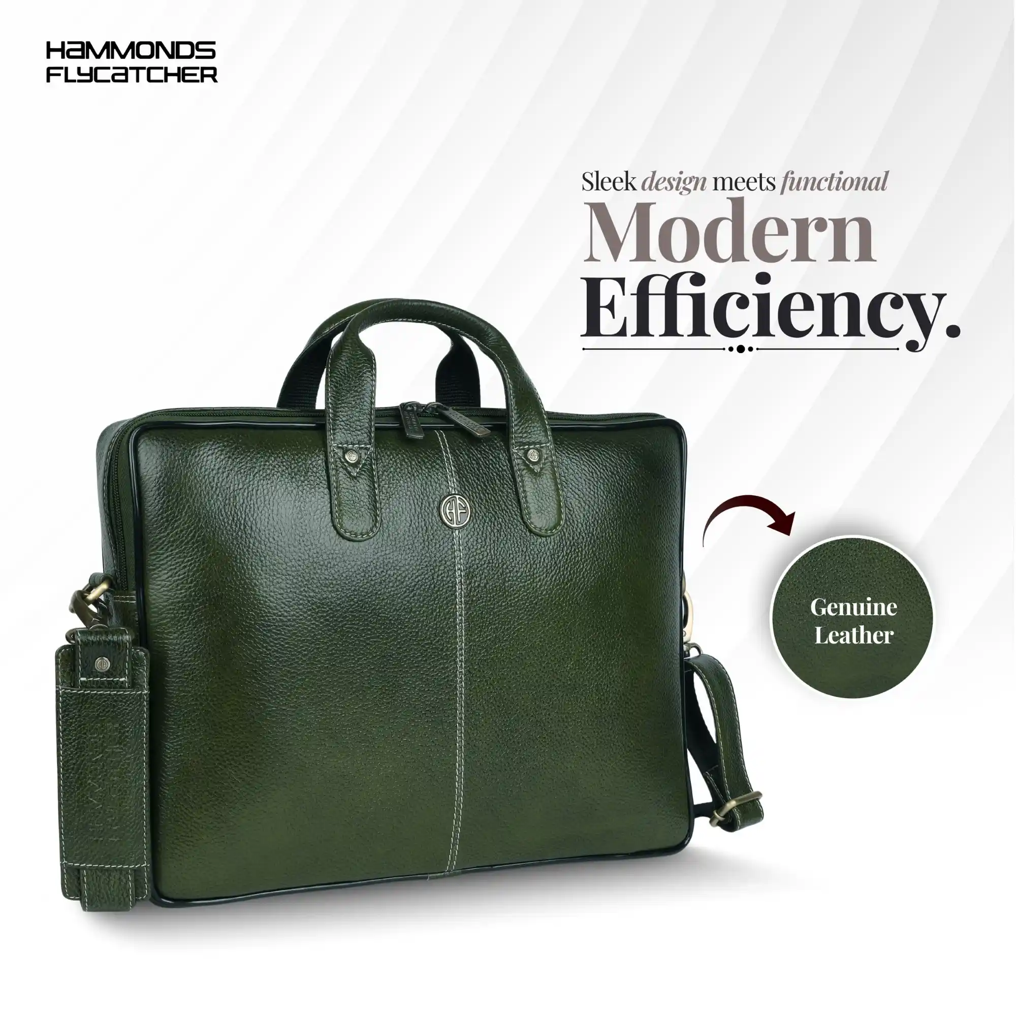 Genuine Leather Laptop Bag for Men - Office Bag - Fits Up to 14/15.6 Inch Laptop/MacBook - Image 121