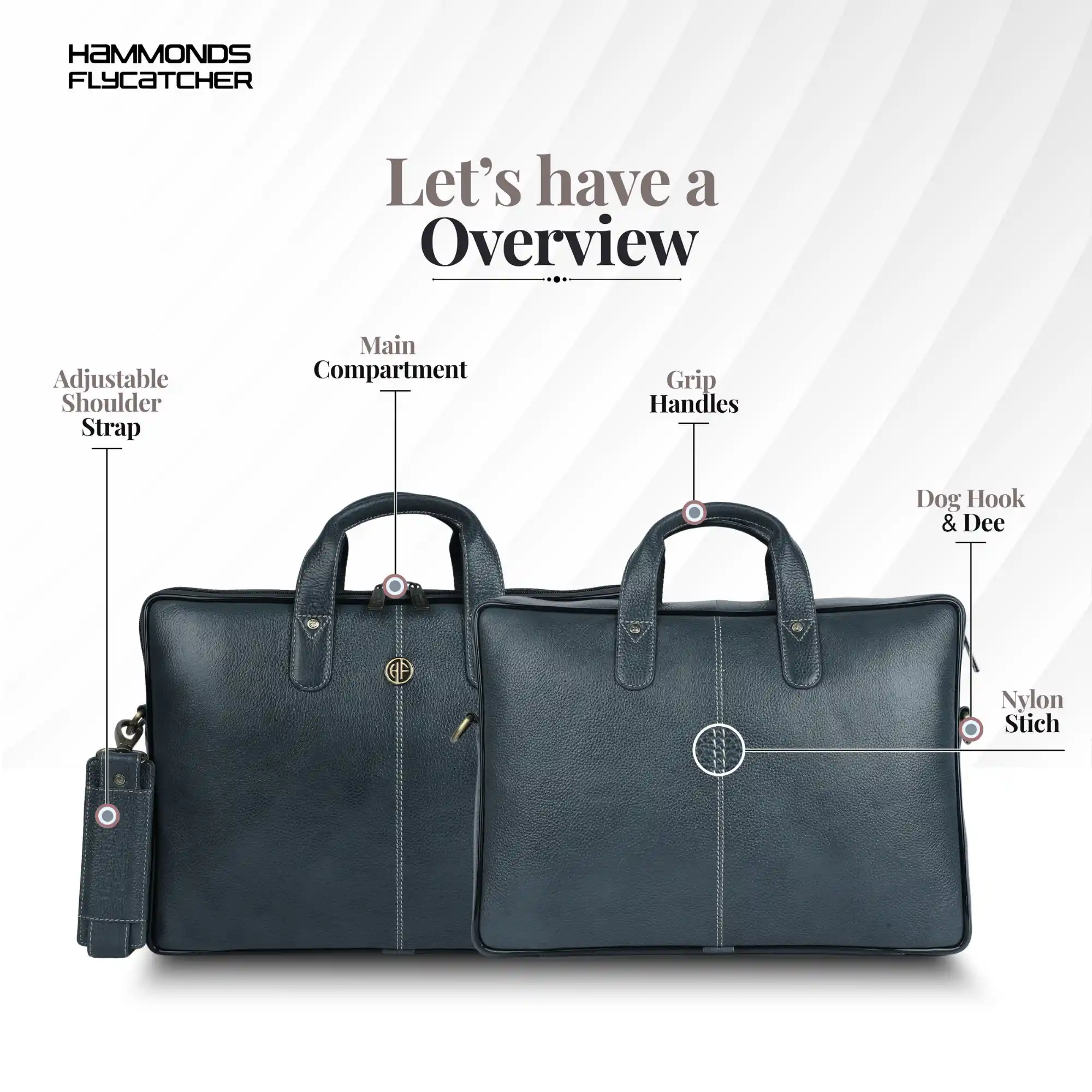 Genuine Leather Laptop Bag for Men - Office Bag - Fits Up to 14/15.6 Inch Laptop/MacBook - Image 146