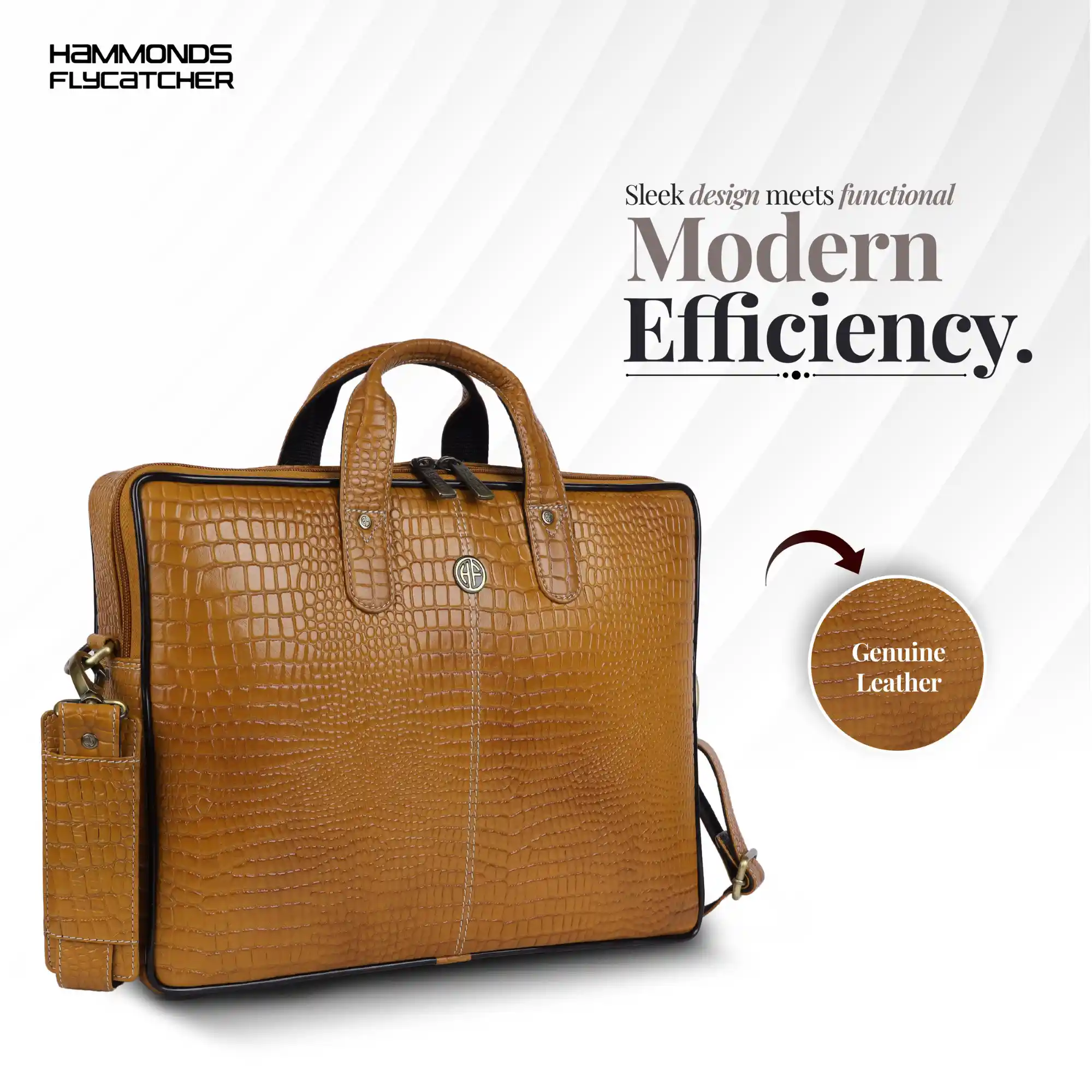 Genuine Leather Laptop Bag for Men - Office Bag - Fits Up to 14/15.6 Inch Laptop/MacBook - Image 161