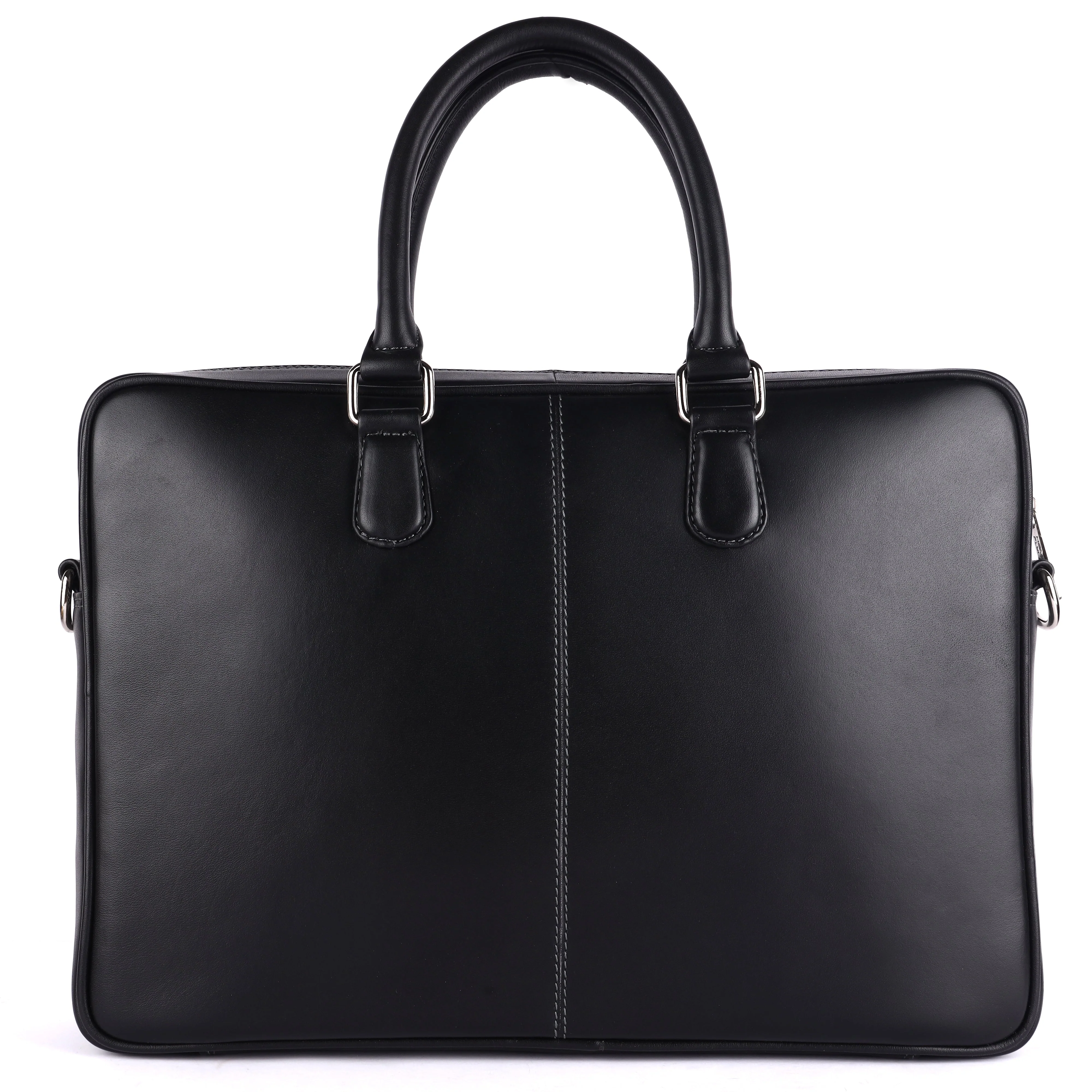 Genuine Leather Office Bag for Men, 15.6 Inch Laptop Bag, 1 Year Warranty - Image 12