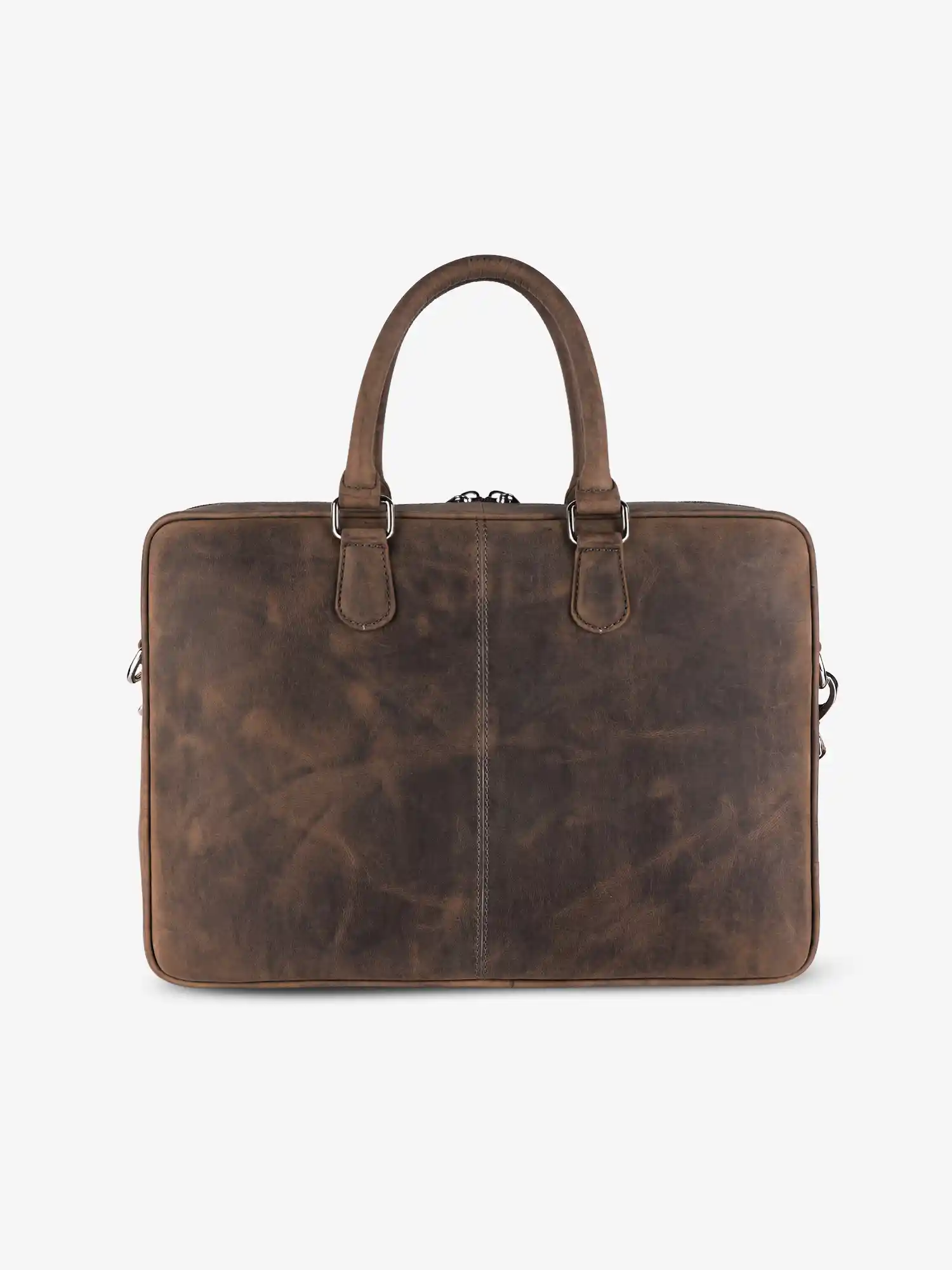 Genuine Leather Office Bag for Men, 15.6 Inch Laptop Bag, 1 Year Warranty - Image 4