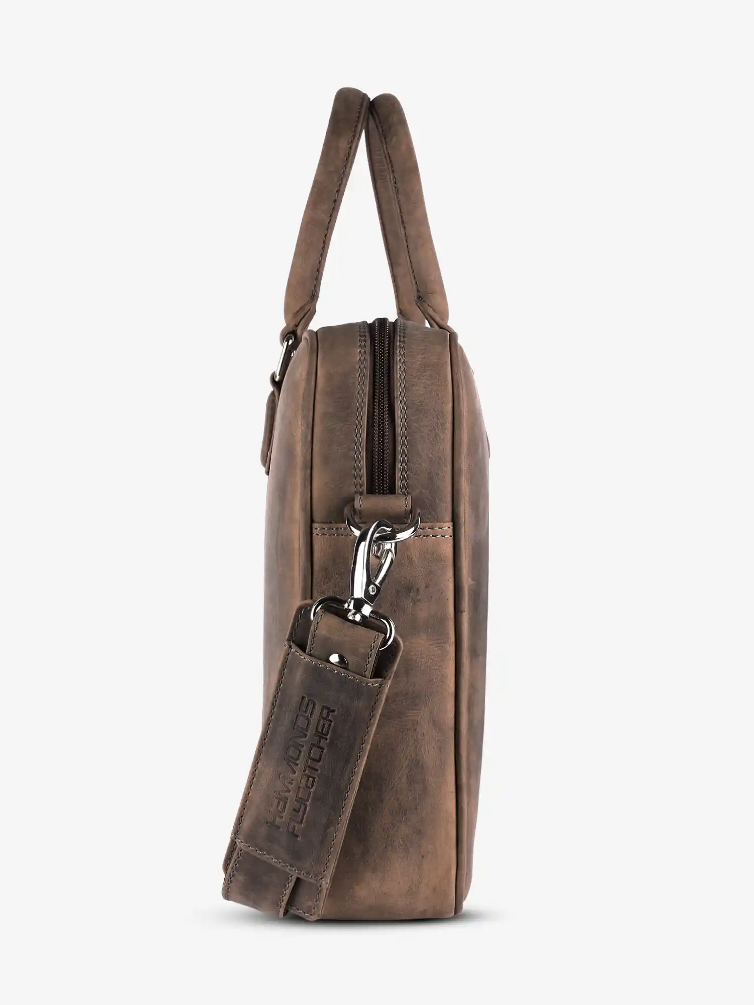 Genuine Leather Office Bag for Men, 15.6 Inch Laptop Bag, 1 Year Warranty - Image 5
