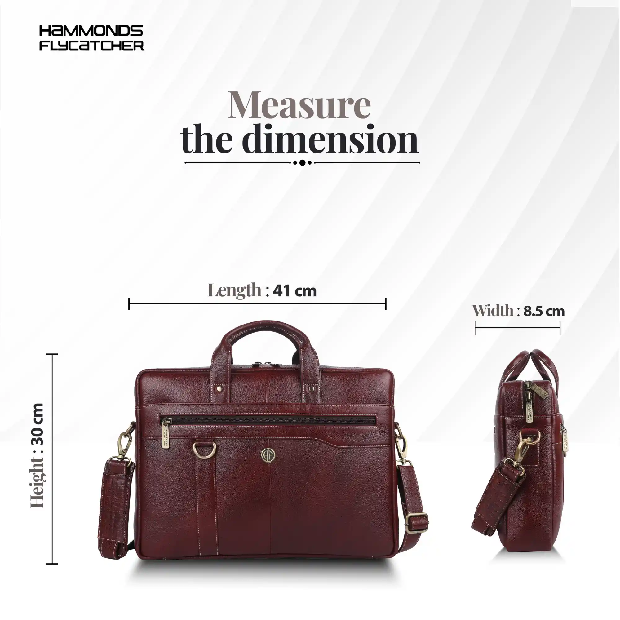 Genuine Leather Office Laptop Bags - Fits MacBook, Notebook up to 15.6 Inch - 1 Year Warranty - Image 7