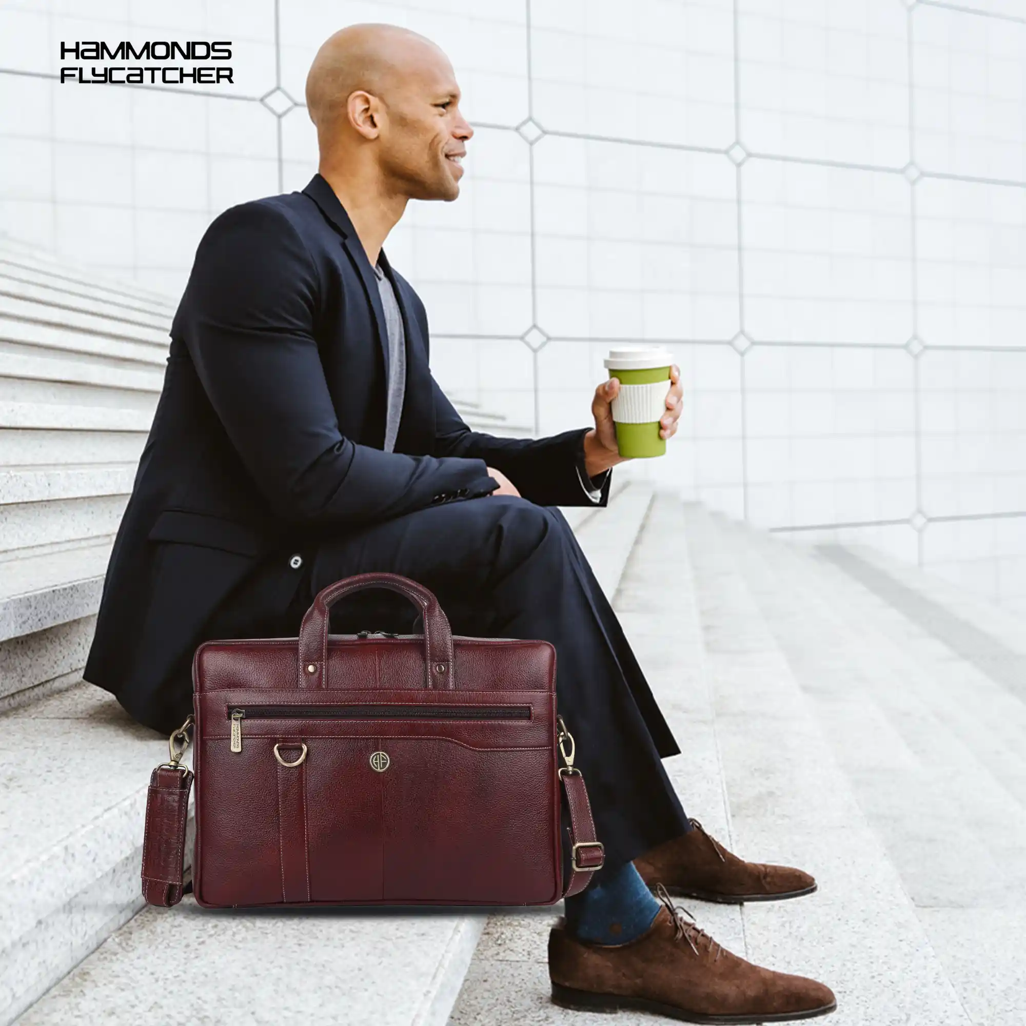 Genuine Leather Office Laptop Bags - Fits MacBook, Notebook up to 15.6 Inch - 1 Year Warranty - Image 8