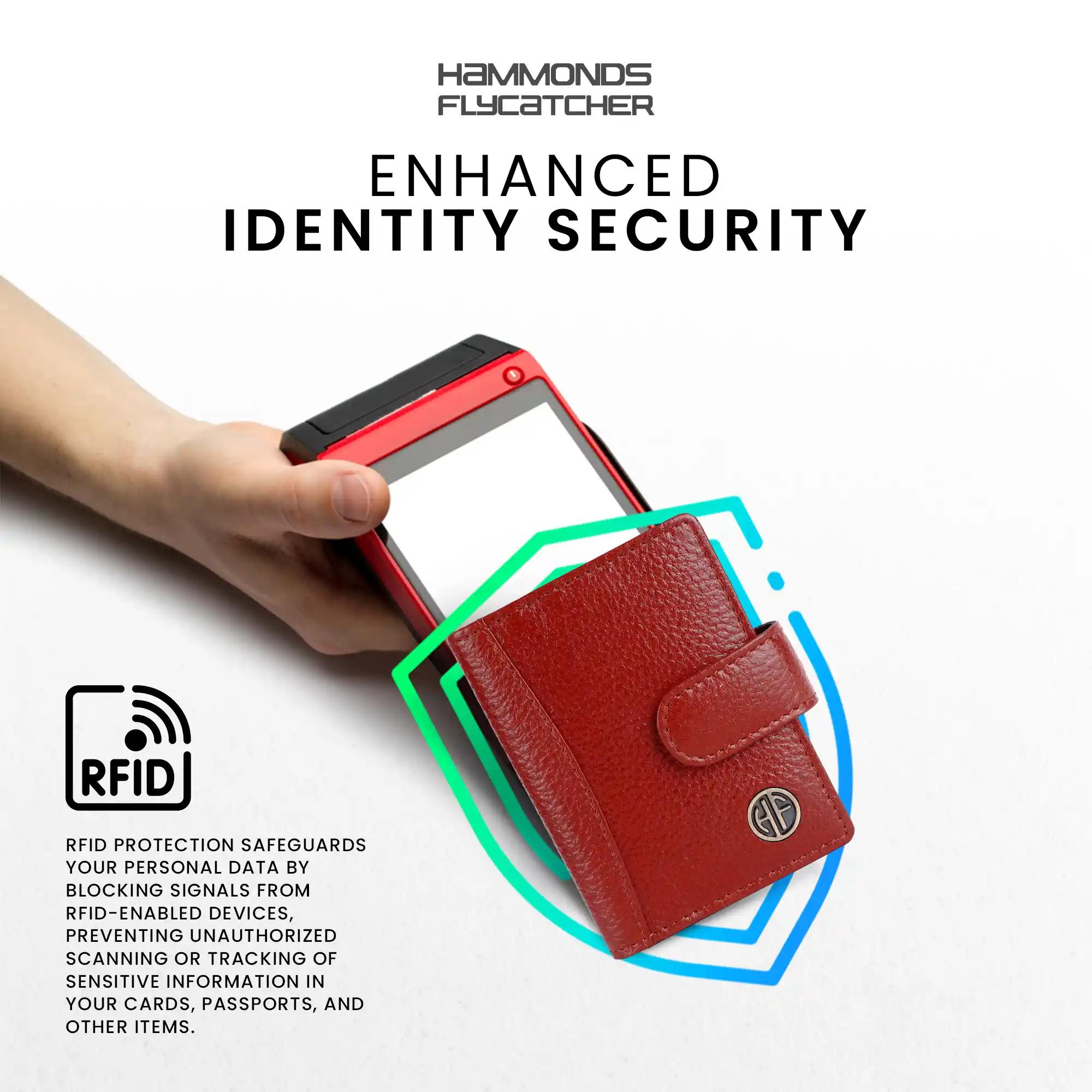 Genuine Leather RFID Protected Card Holder Wallet for Men and Women - Image 12