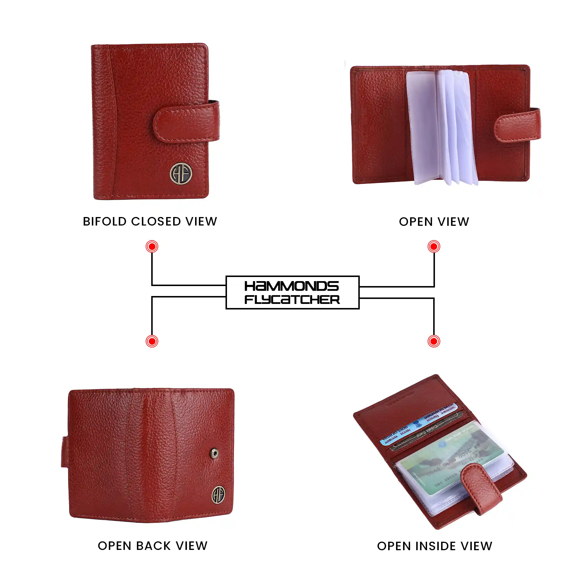 Genuine Leather RFID Protected Card Holder Wallet for Men and Women - Image 16