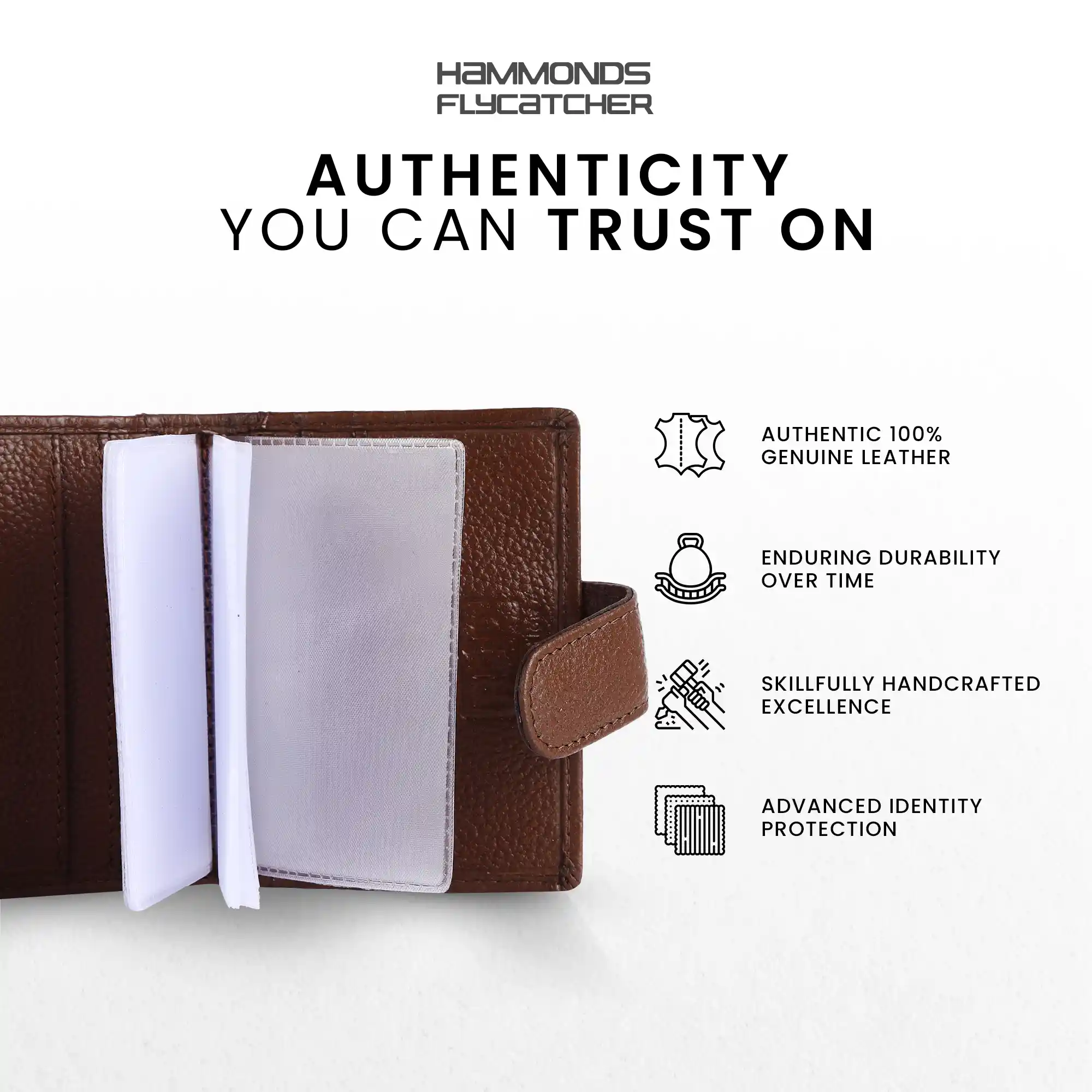 Genuine Leather RFID Protected Card Holder Wallet for Men and Women - Image 19