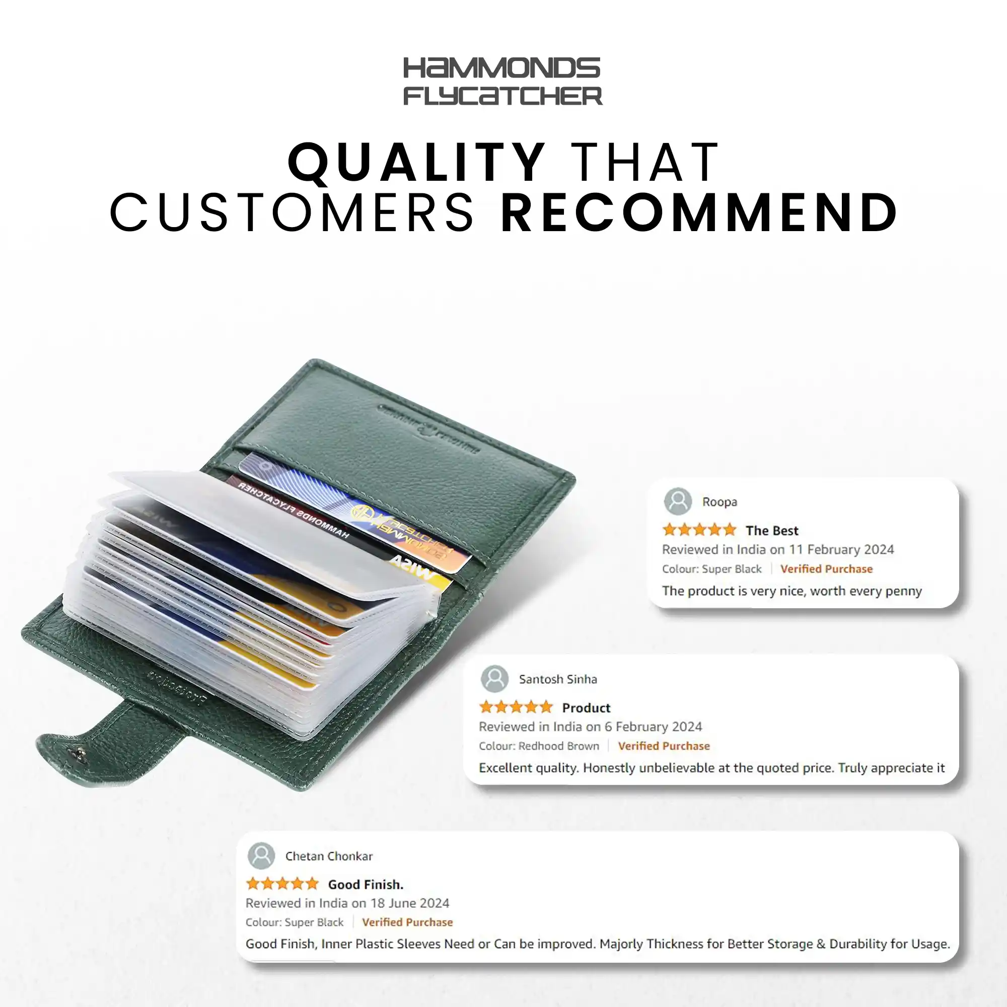 Genuine Leather RFID Protected Card Holder Wallet for Men and Women - Image 28