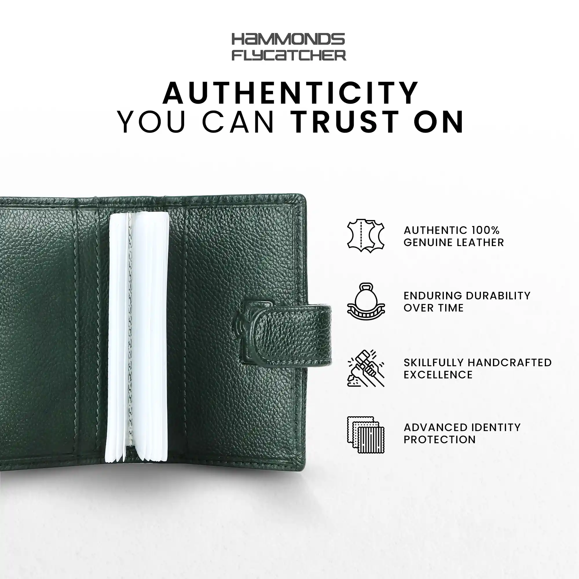 Genuine Leather RFID Protected Card Holder Wallet for Men and Women - Image 30