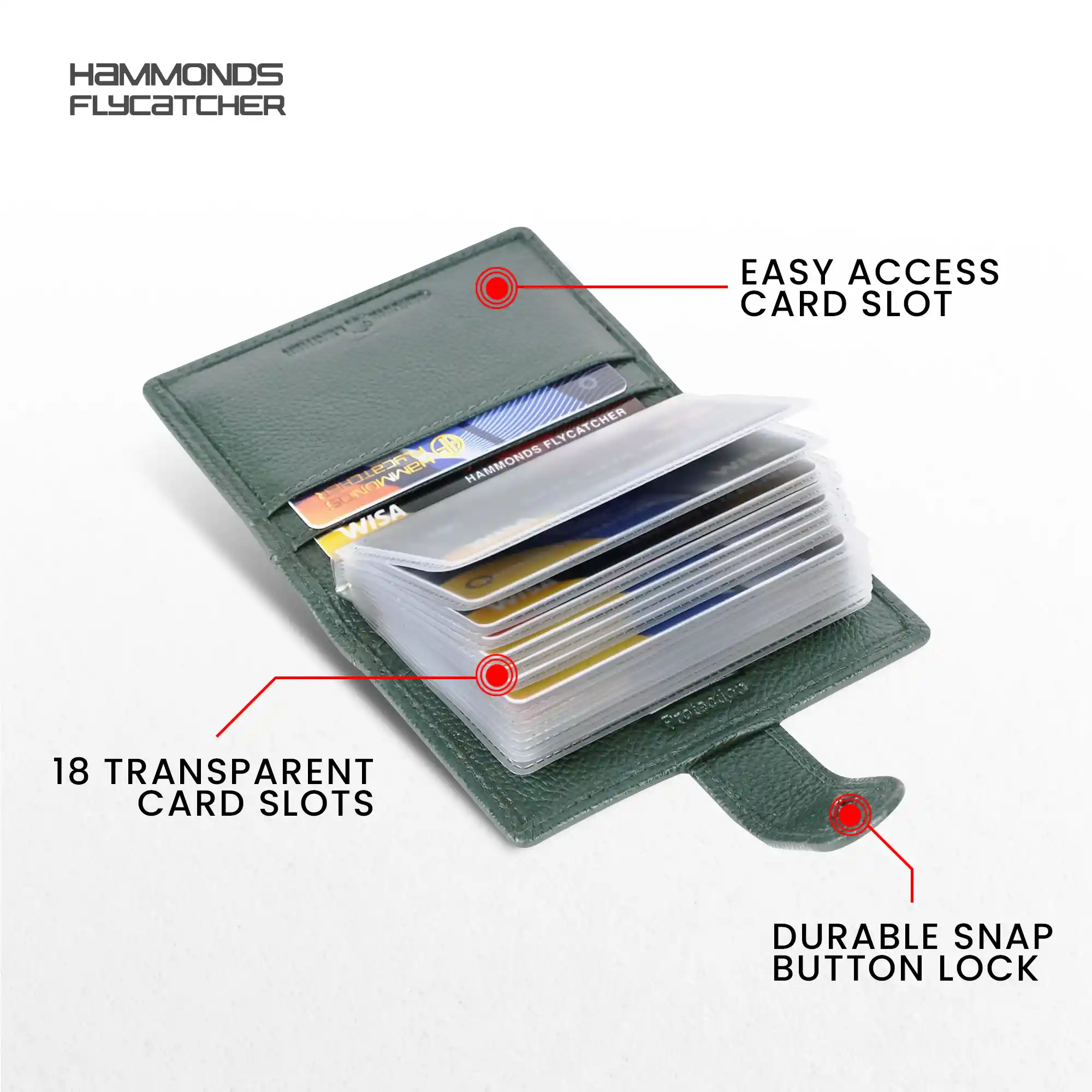 Genuine Leather RFID Protected Card Holder Wallet for Men and Women - Image 32