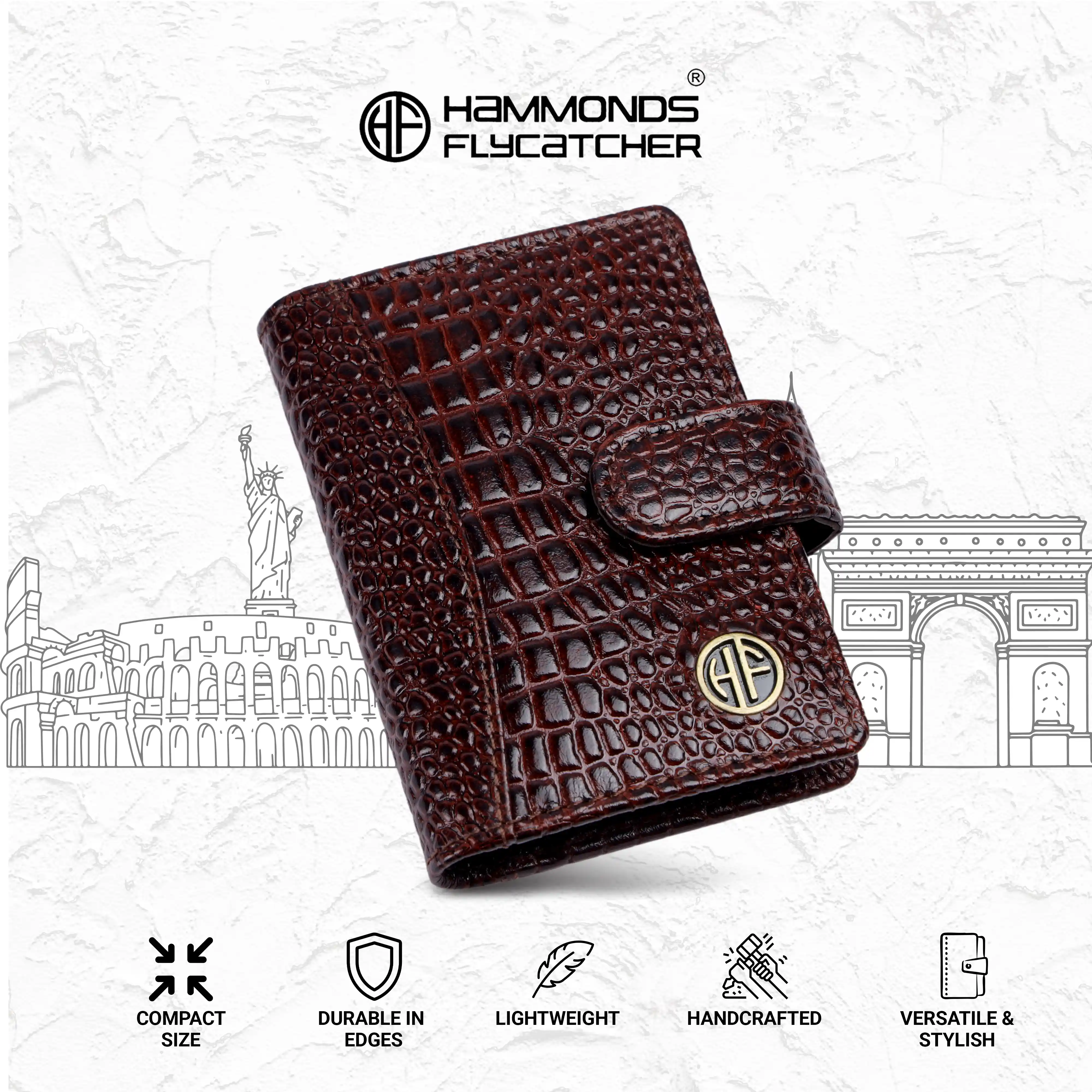Genuine Leather RFID Protected Card Holder Wallet for Men and Women - Image 37