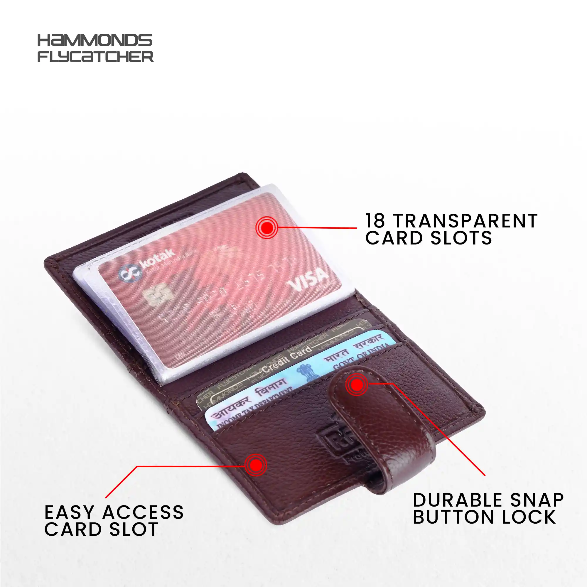 Genuine Leather RFID Protected Card Holder Wallet for Men and Women - Image 48