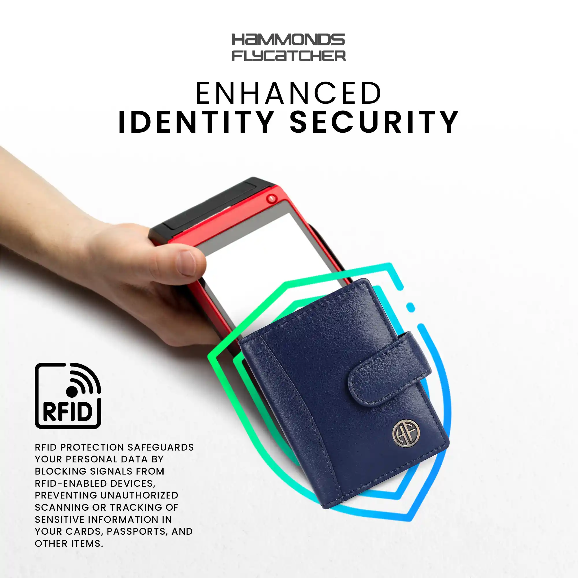 Genuine Leather RFID Protected Card Holder Wallet for Men and Women - Image 7