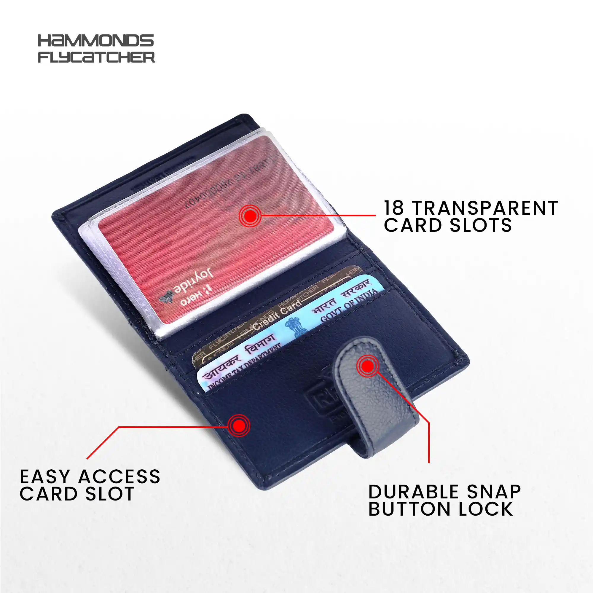 Genuine Leather RFID Protected Card Holder Wallet for Men and Women - Image 8