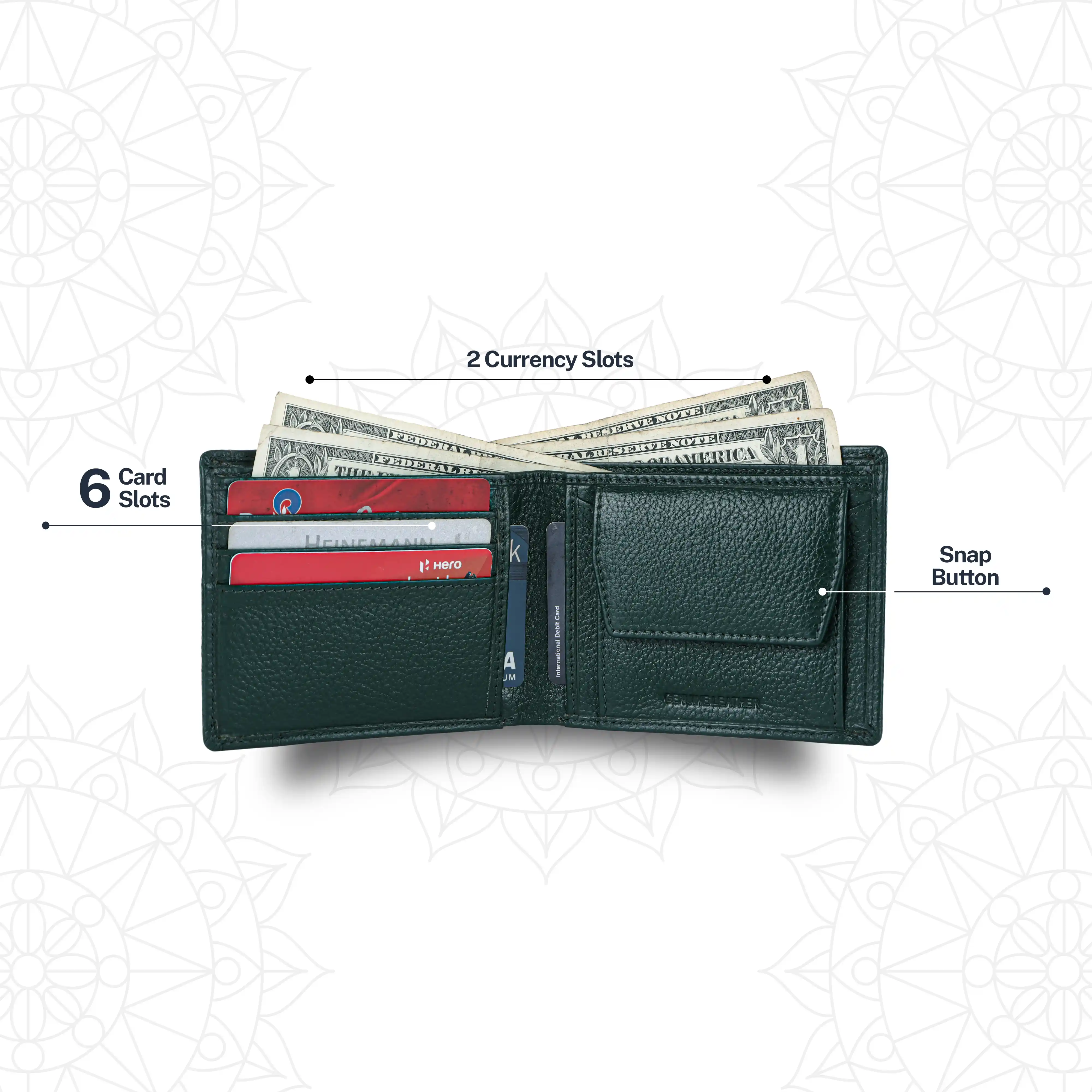 Genuine Leather Wallet Gift Set Combo (His & Hers) - Anniversary or Wedding Present - Image 36