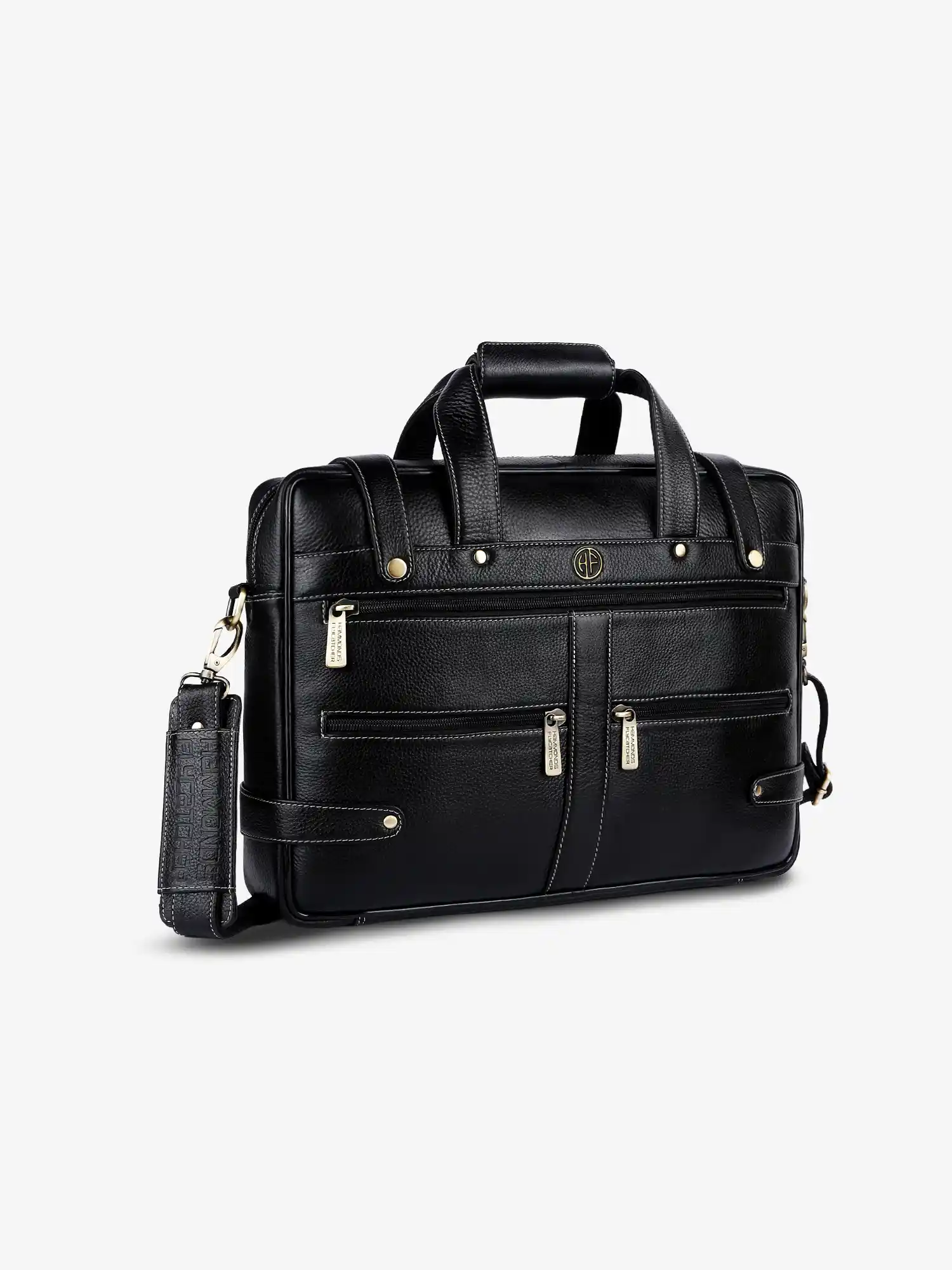 Branded Laptop Bag for Men - Genuine Leather - Fits Up to 15.6 Inch Laptop/MacBook - 1 Year Warranty - Image 14