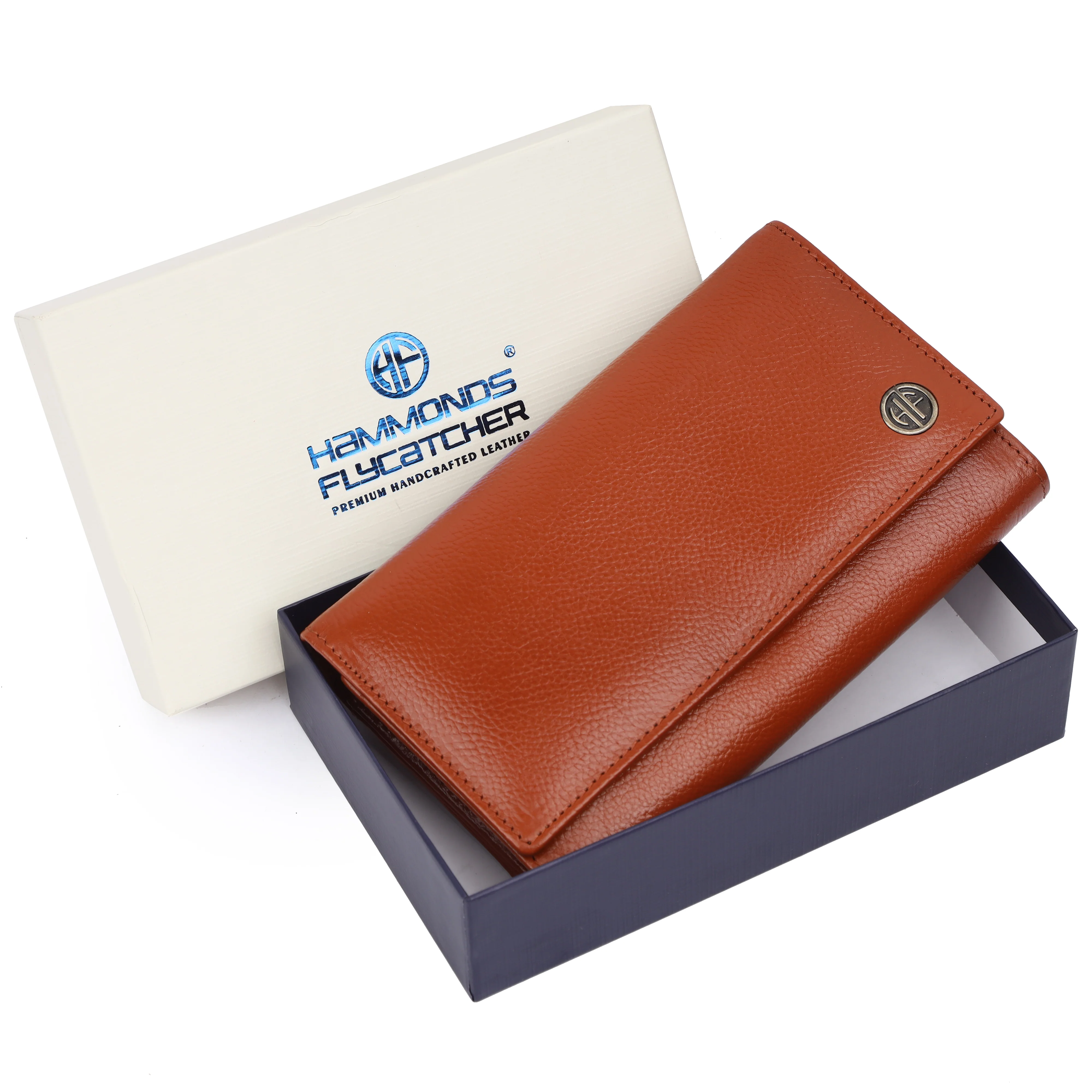 Ladies Leather Purse - RFID Protected, 8 Card Slots, 5 Compartments, Button Closure - For Daily Use - Image 23