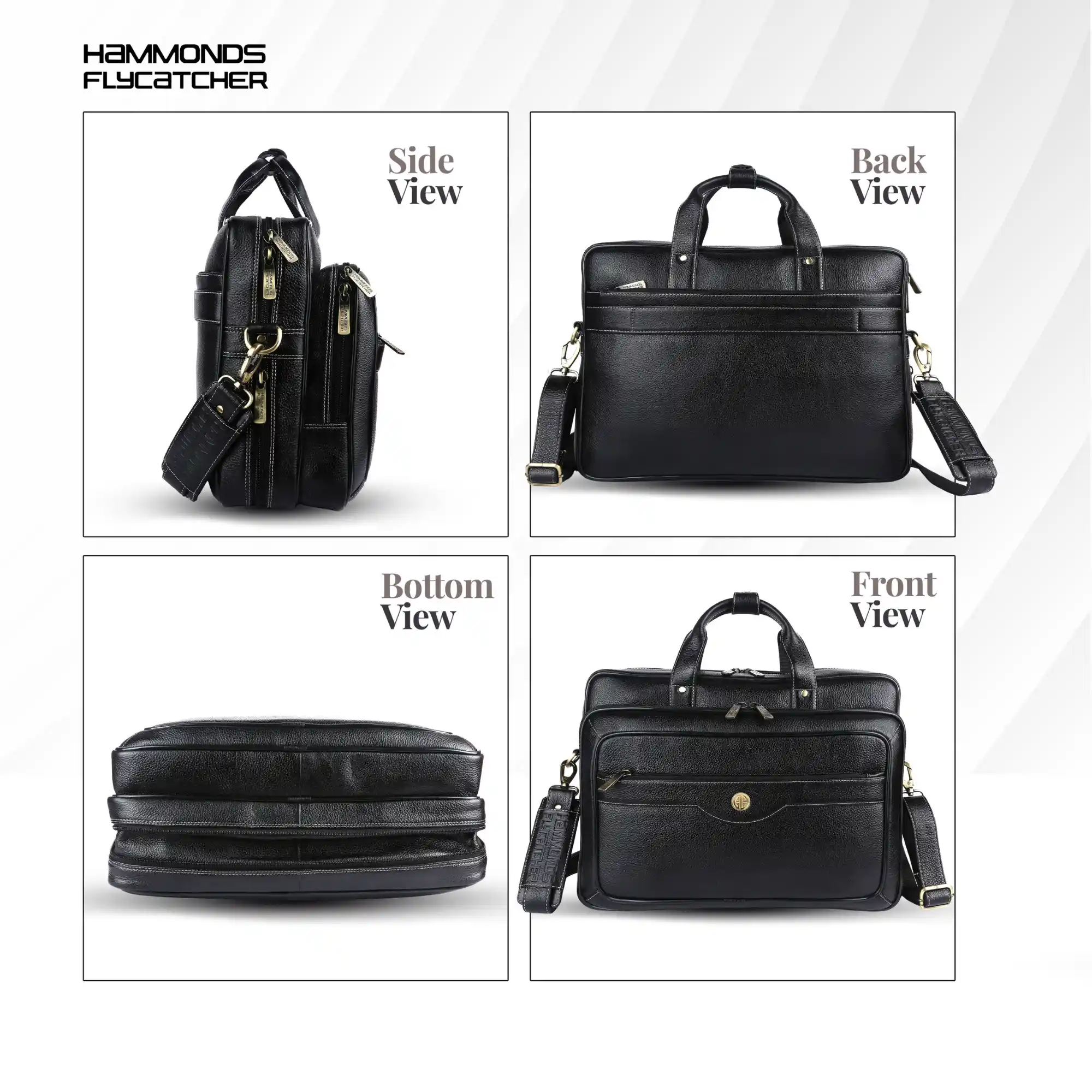Laptop Bag for Men - Genuine Leather - Fits Upto 15.6 Inch Laptop - Image 37