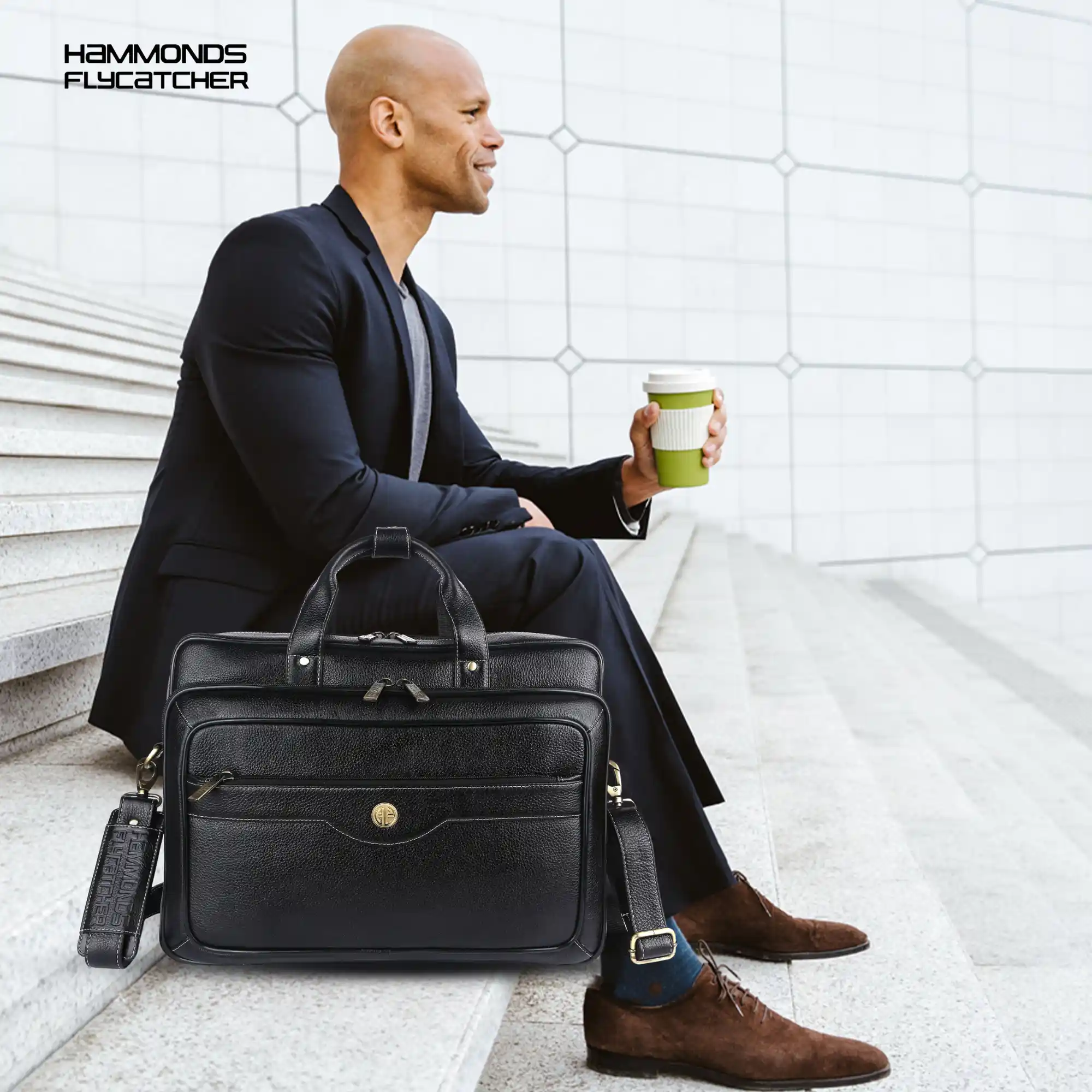 Laptop Bag for Men - Genuine Leather - Fits Upto 15.6 Inch Laptop - Image 40