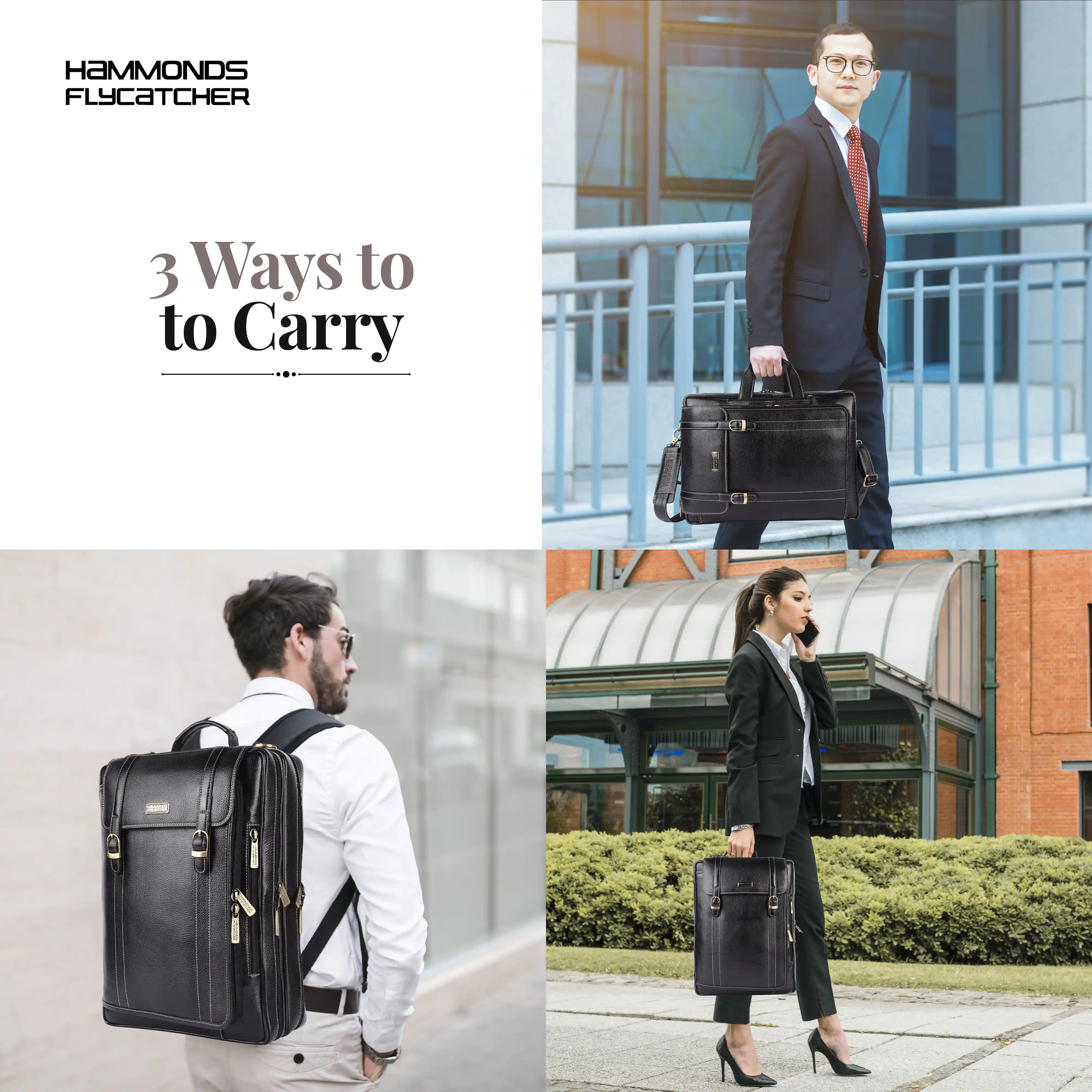 Laptop Bag for Men - Genuine Leather Office Bag - Fits upto 15.6 Inch Laptop/MacBook - Messenger Bag - Image 32