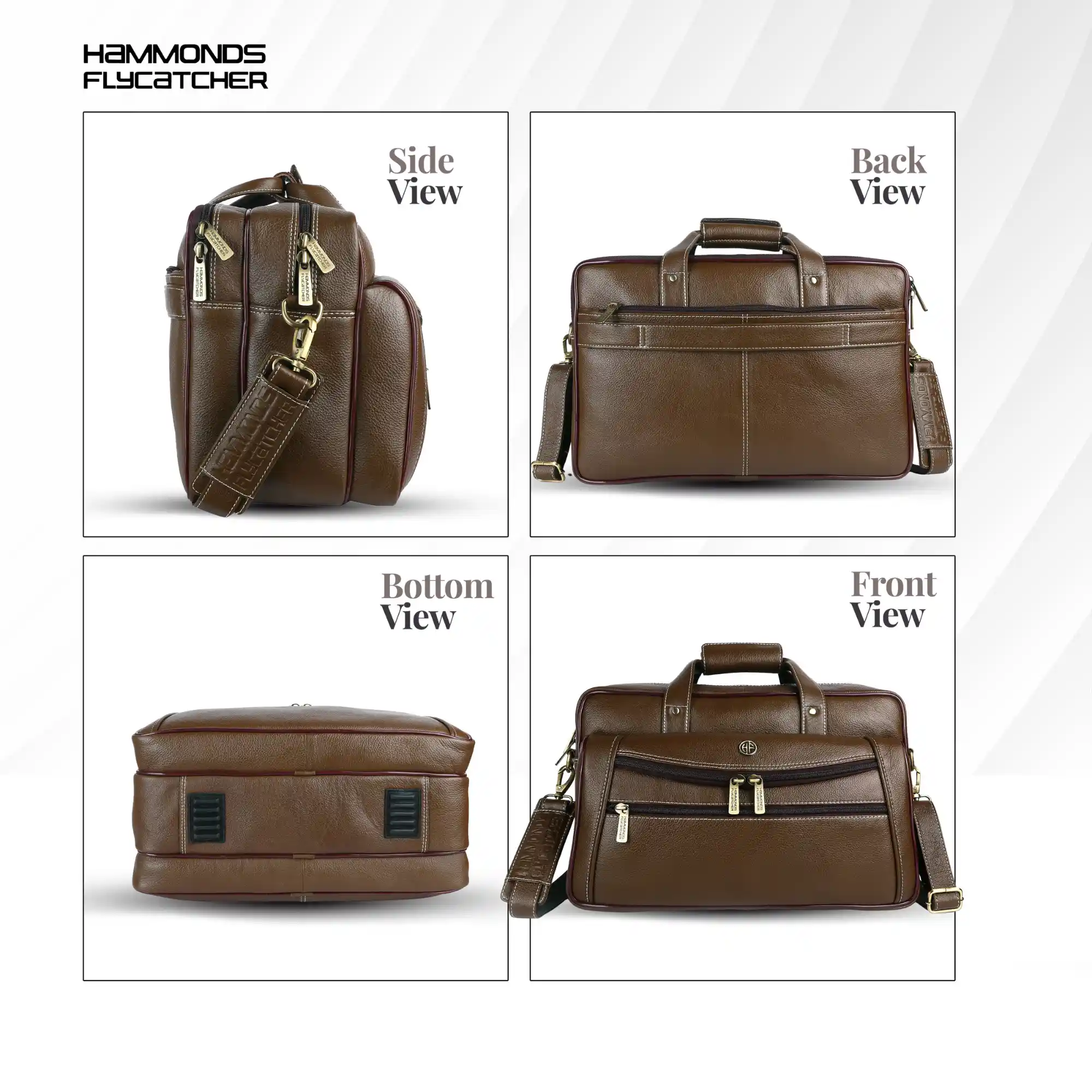Laptop Messenger Bag For Men - Ideal for Office and Travel - Fits 14-15.6 inch Laptop - 1 Year Warranty - Image 13
