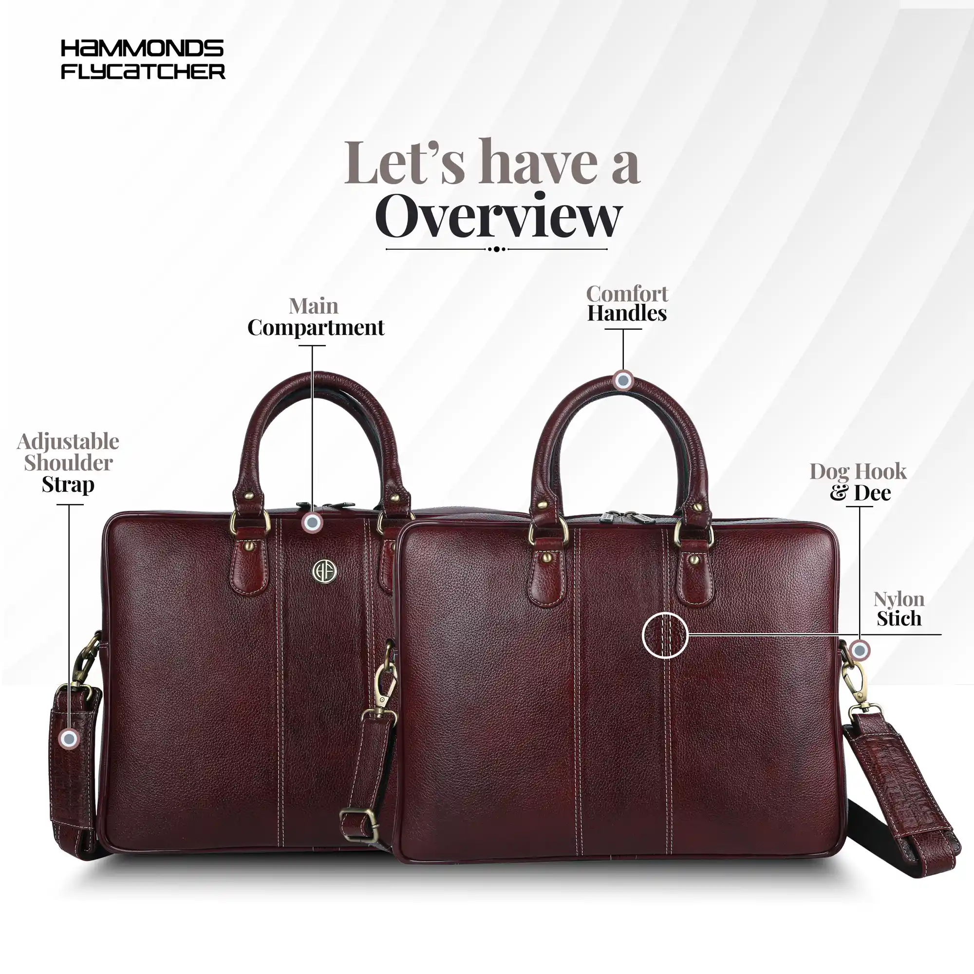 Laptop Shoulder Bag for Men- Genuine Leather Bag With Multiple Compartments- 1 Year Warranty - Image 11