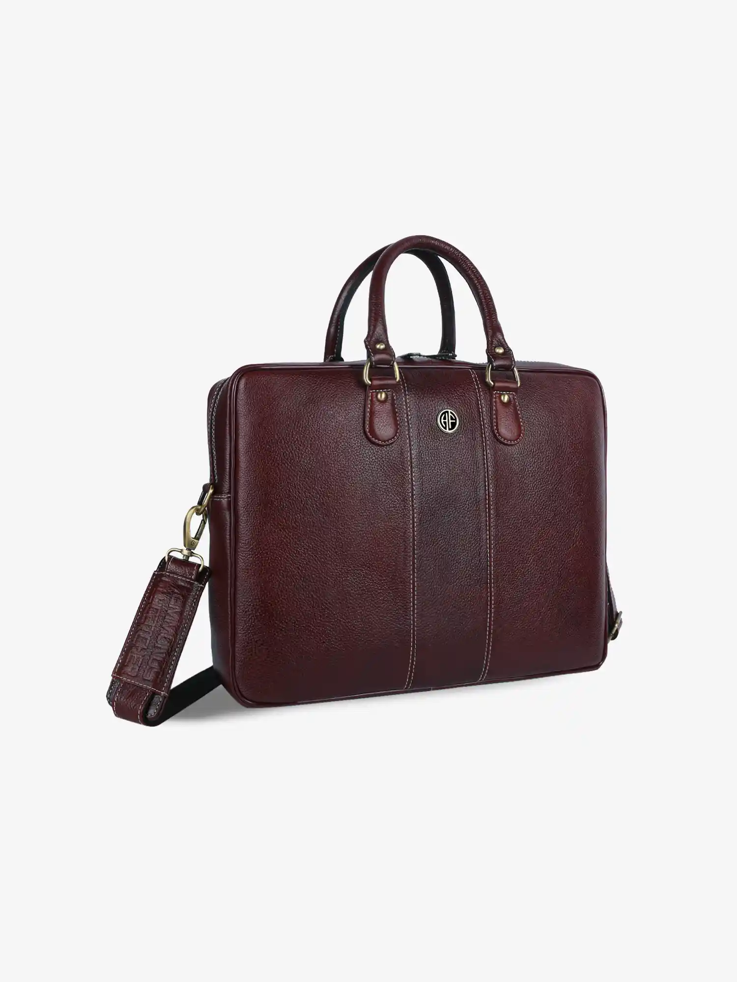 Laptop Shoulder Bag for Men- Genuine Leather Bag With Multiple Compartments- 1 Year Warranty - Image 9