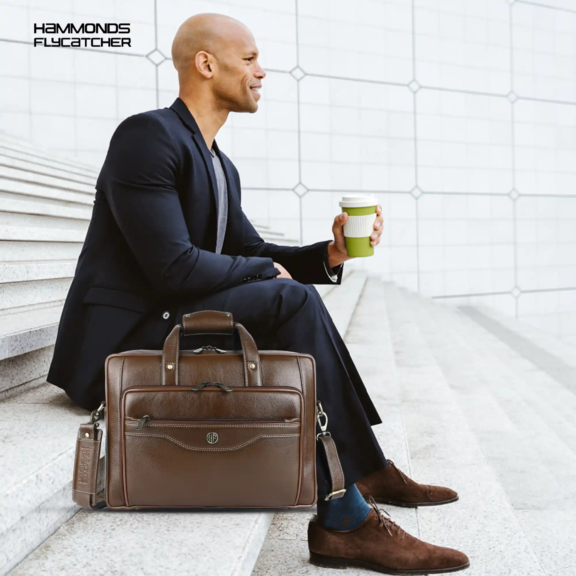 Leather Office Laptop Bags For Mens - Fits Up to 15.6-inch Laptop/MacBook - 1 Year Warranty Included - Image 16