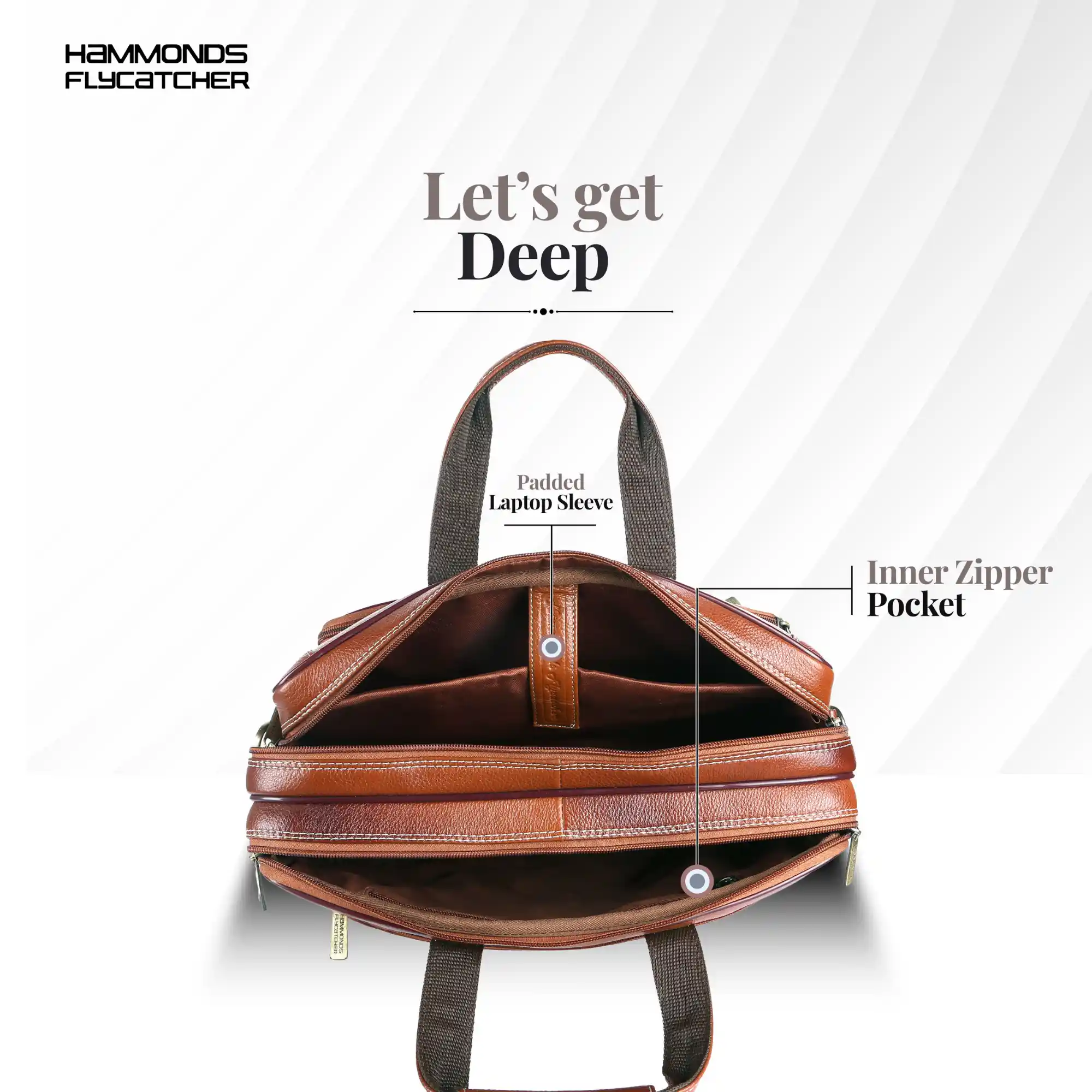 Leather Office Laptop Bags For Mens - Fits Up to 15.6-inch Laptop/MacBook - 1 Year Warranty Included - Image 20