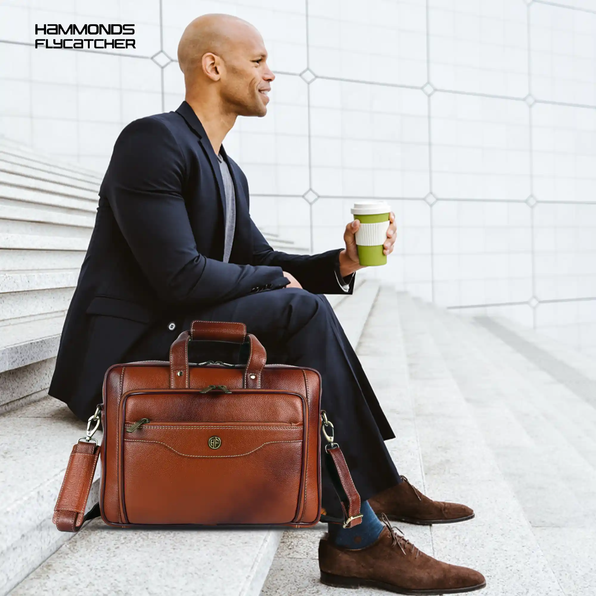 Leather Office Laptop Bags For Mens - Fits Up to 15.6-inch Laptop/MacBook - 1 Year Warranty Included - Image 24