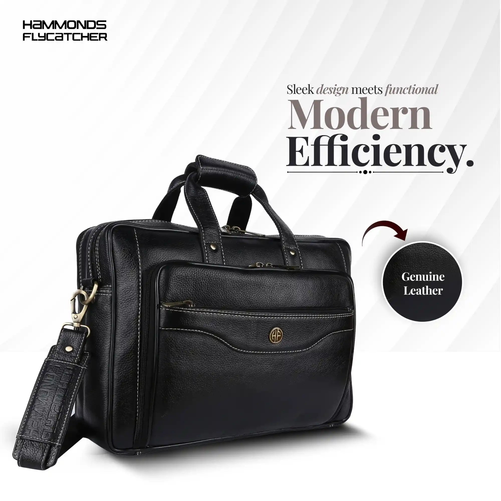 Leather Office Laptop Bags For Mens - Fits Up to 15.6-inch Laptop/MacBook - 1 Year Warranty Included - Image 26