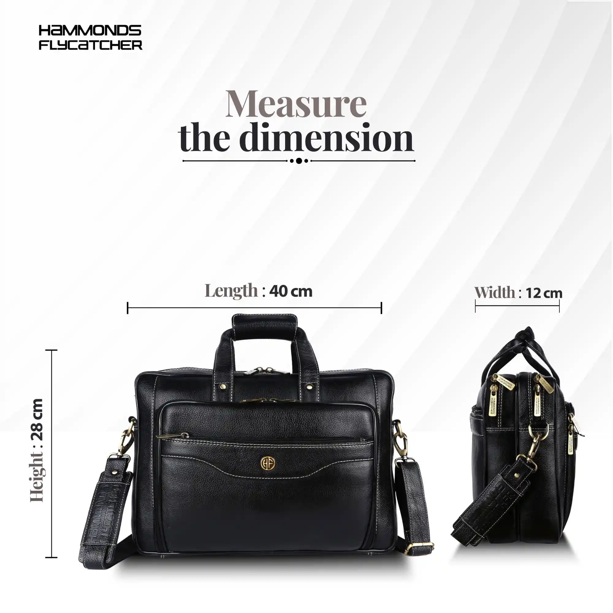 Leather Office Laptop Bags For Mens - Fits Up to 15.6-inch Laptop/MacBook - 1 Year Warranty Included - Image 31