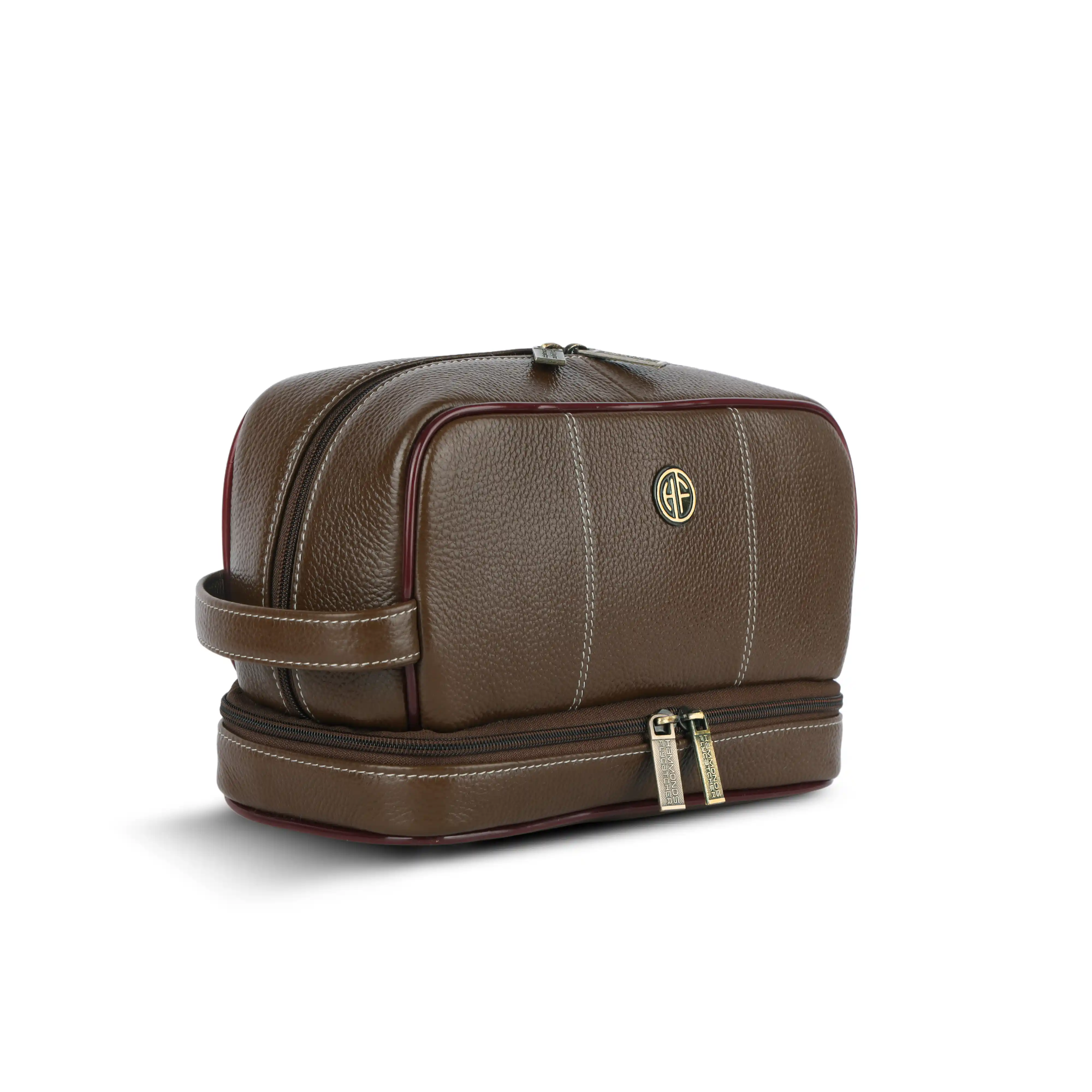 Leather Toiletry Bag for Men and Women - Travel Organizer Kit - Grooming Kit Organizer - Multiple Compartments - Image 20