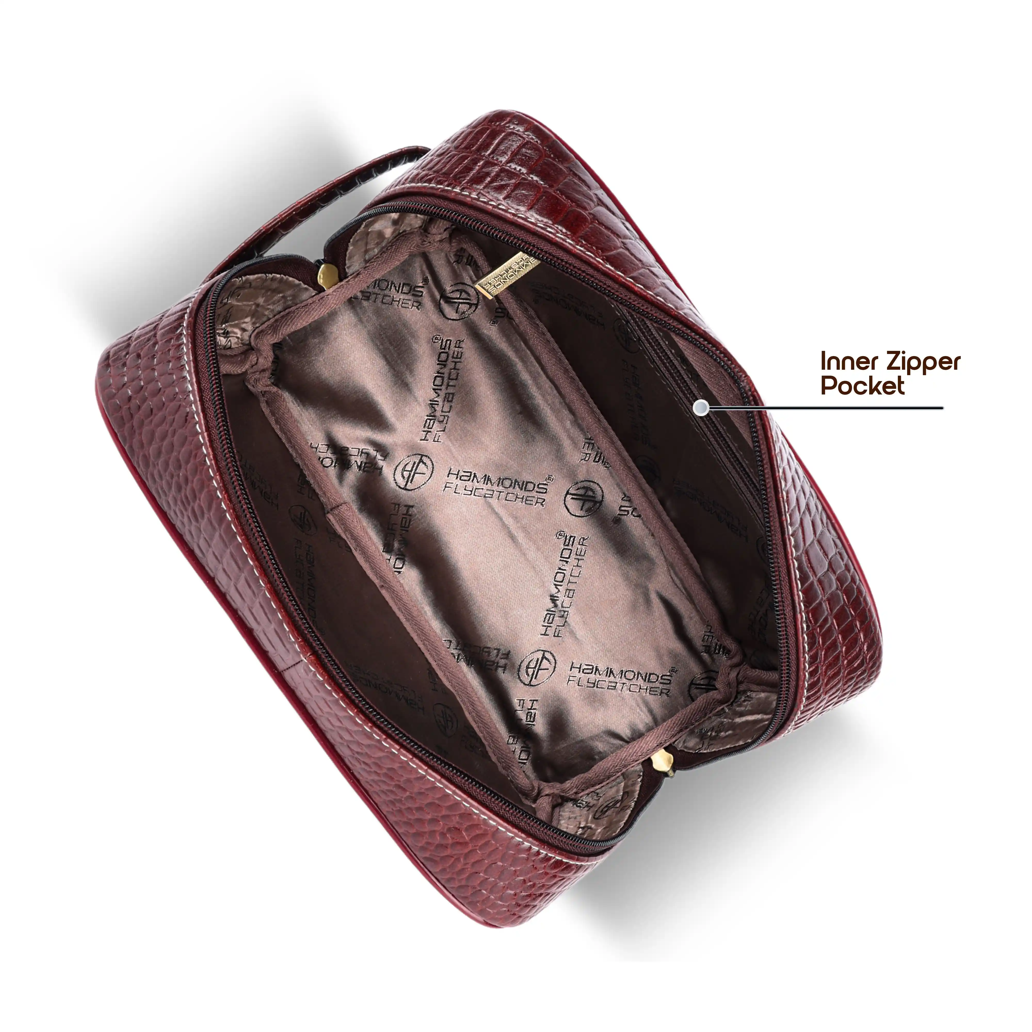 Leather Toiletry Bag for Men and Women - Travel Organizer Kit - Grooming Kit Organizer - Multiple Compartments - Image 45