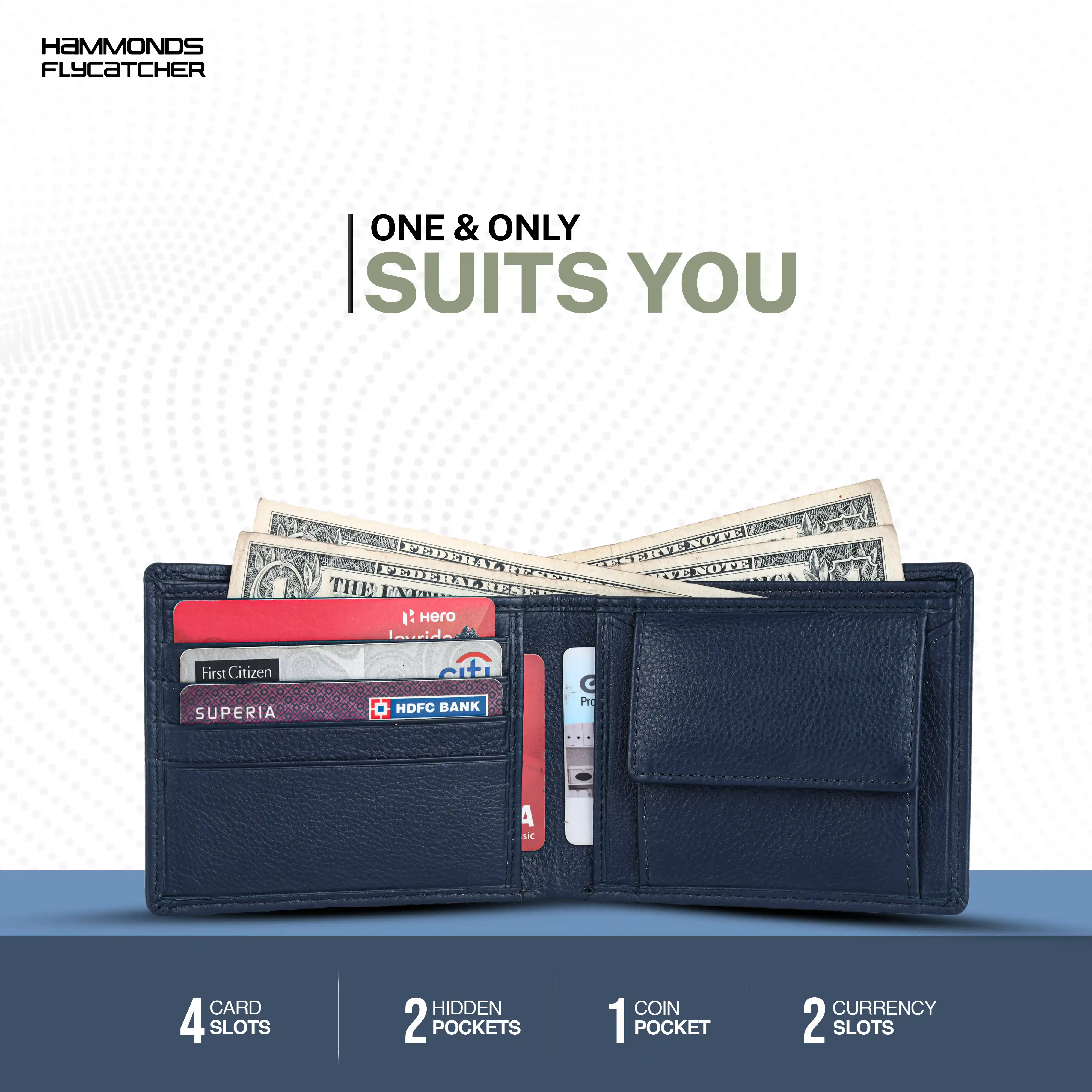 Leather Wallet for Men - RFID Protected Leather Money Bag for Men with 4 ATM Credit/Debit Card Slots - Image 12