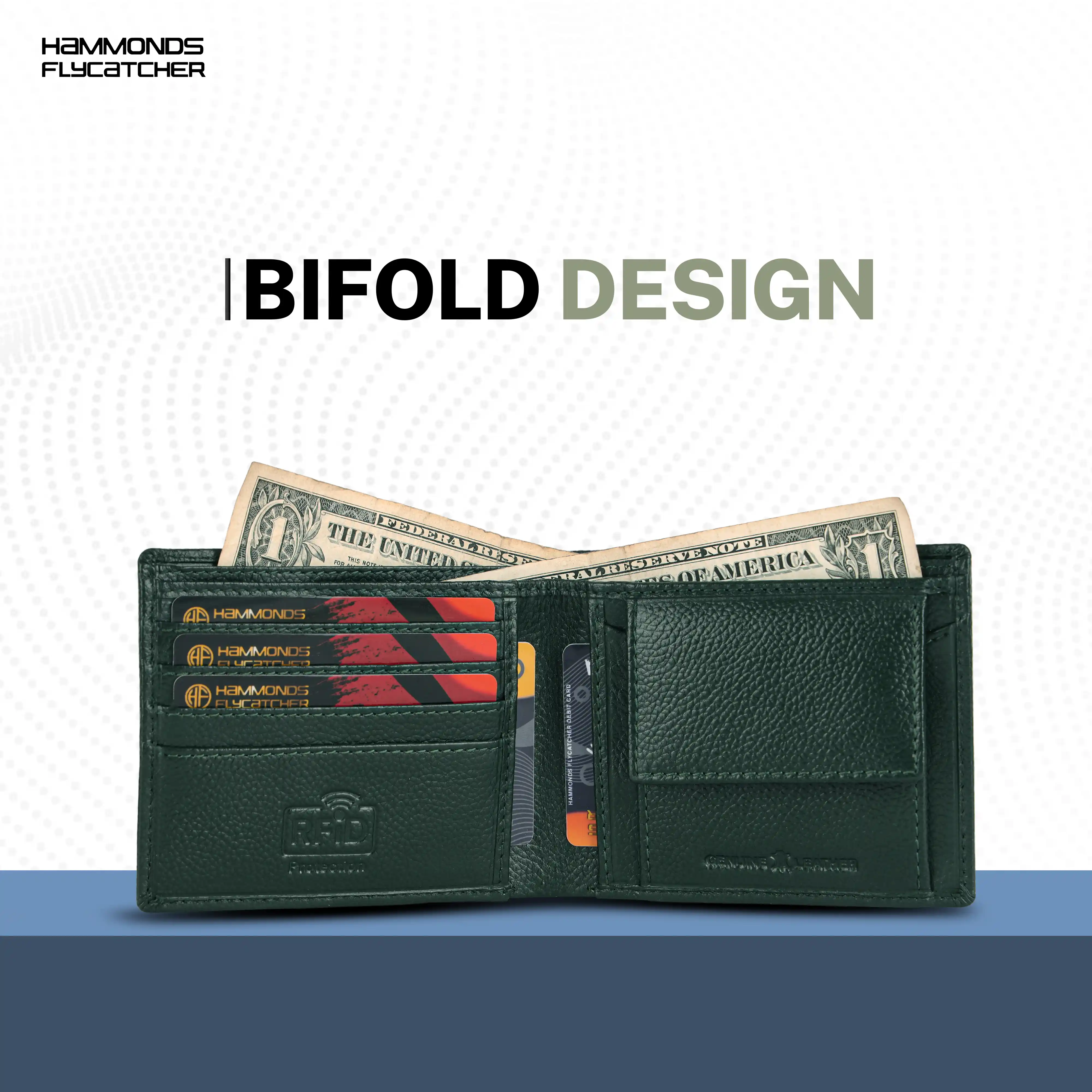 Leather Wallet for Men - RFID Protected Leather Money Bag for Men with 4 ATM Credit/Debit Card Slots - Image 34