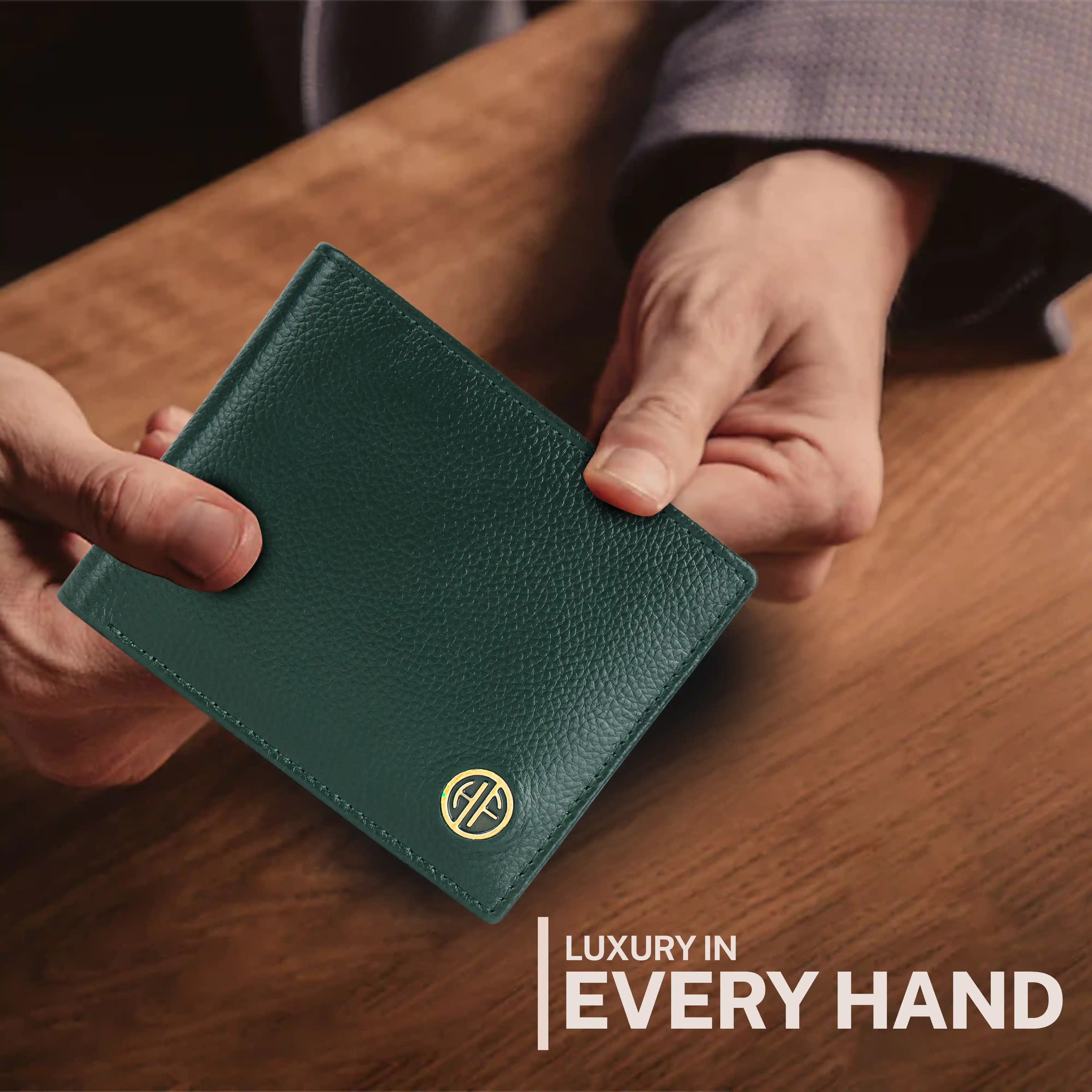 Leather Wallet for Men - RFID Protected Leather Money Bag for Men with 4 ATM Credit/Debit Card Slots - Image 36