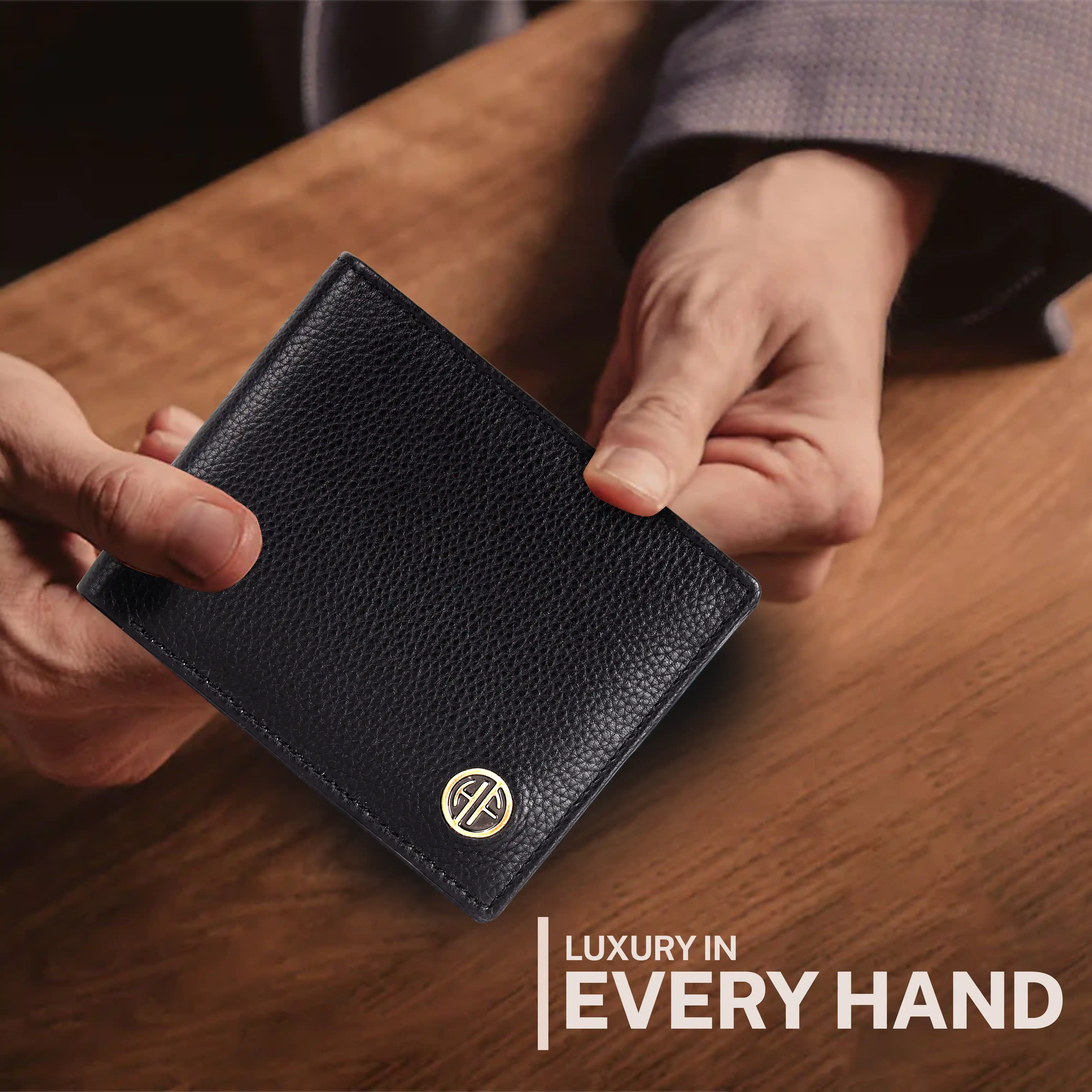 Leather Wallet for Men - RFID Protected Leather Money Bag for Men with 4 ATM Credit/Debit Card Slots - Image 43