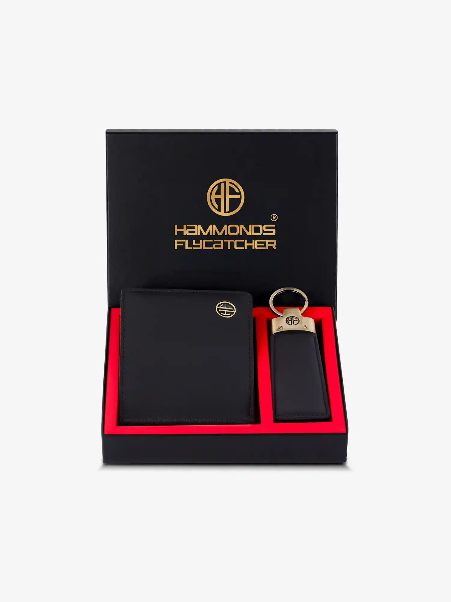RFID-Blocking Leather Wallet & Keychain Set for Men - 4 Card Slots, Car/Home/Bike Keys - Premium Gift - Image 6